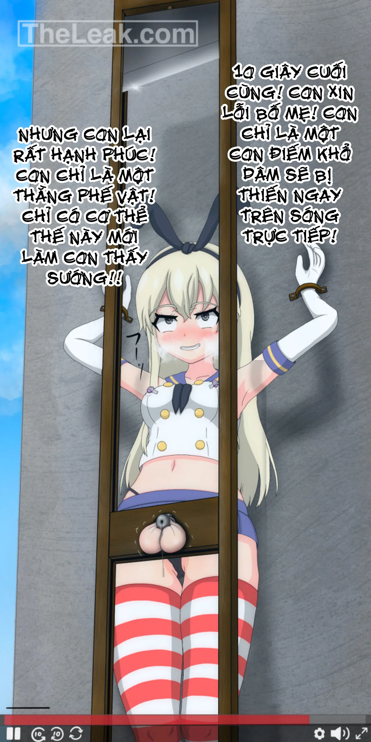HentaiVN.net - Ảnh 12 - Buổi live Stream tự thiến của Shimakaze! [Shimakaze Kun’s Castration] - Oneshot