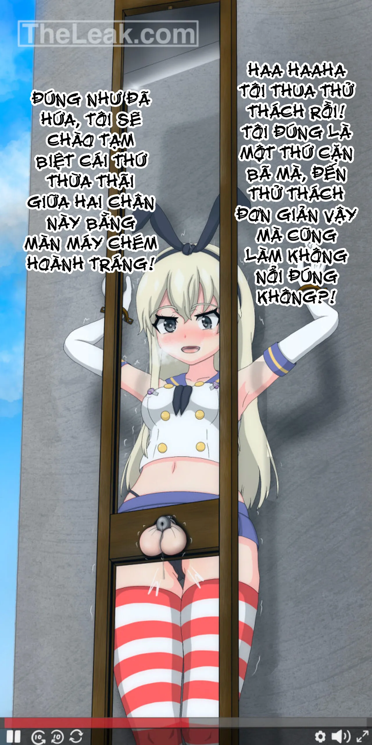 HentaiVN.net - Ảnh 9 - Buổi live Stream tự thiến của Shimakaze! [Shimakaze Kun’s Castration] - Oneshot