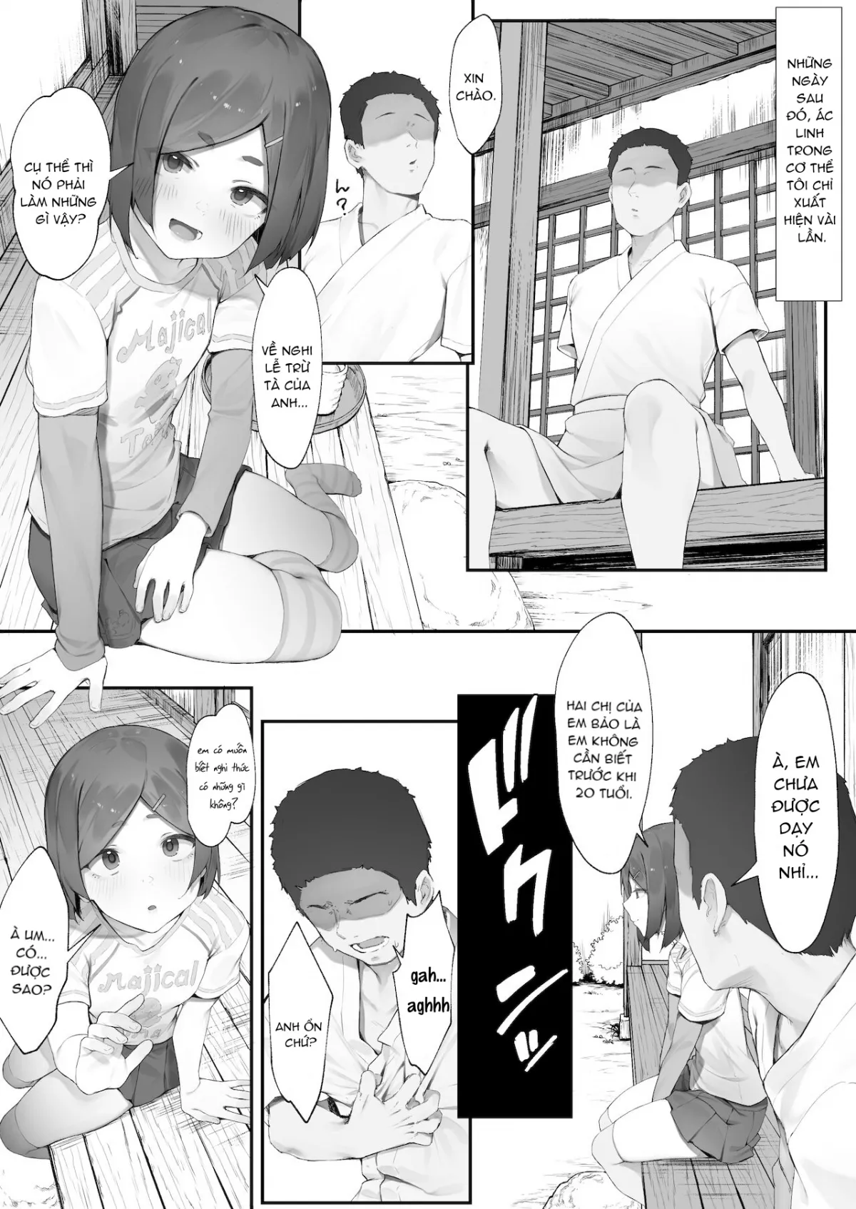 HentaiVN.net - Ảnh 6 - Thanh tẩy linh hồn bằng tình dục! [Shinrei Spot ni Ittara Yabbai no ga Tsuita node Nekosogi Suidashite Morau Zoku] - Chjt em loli
