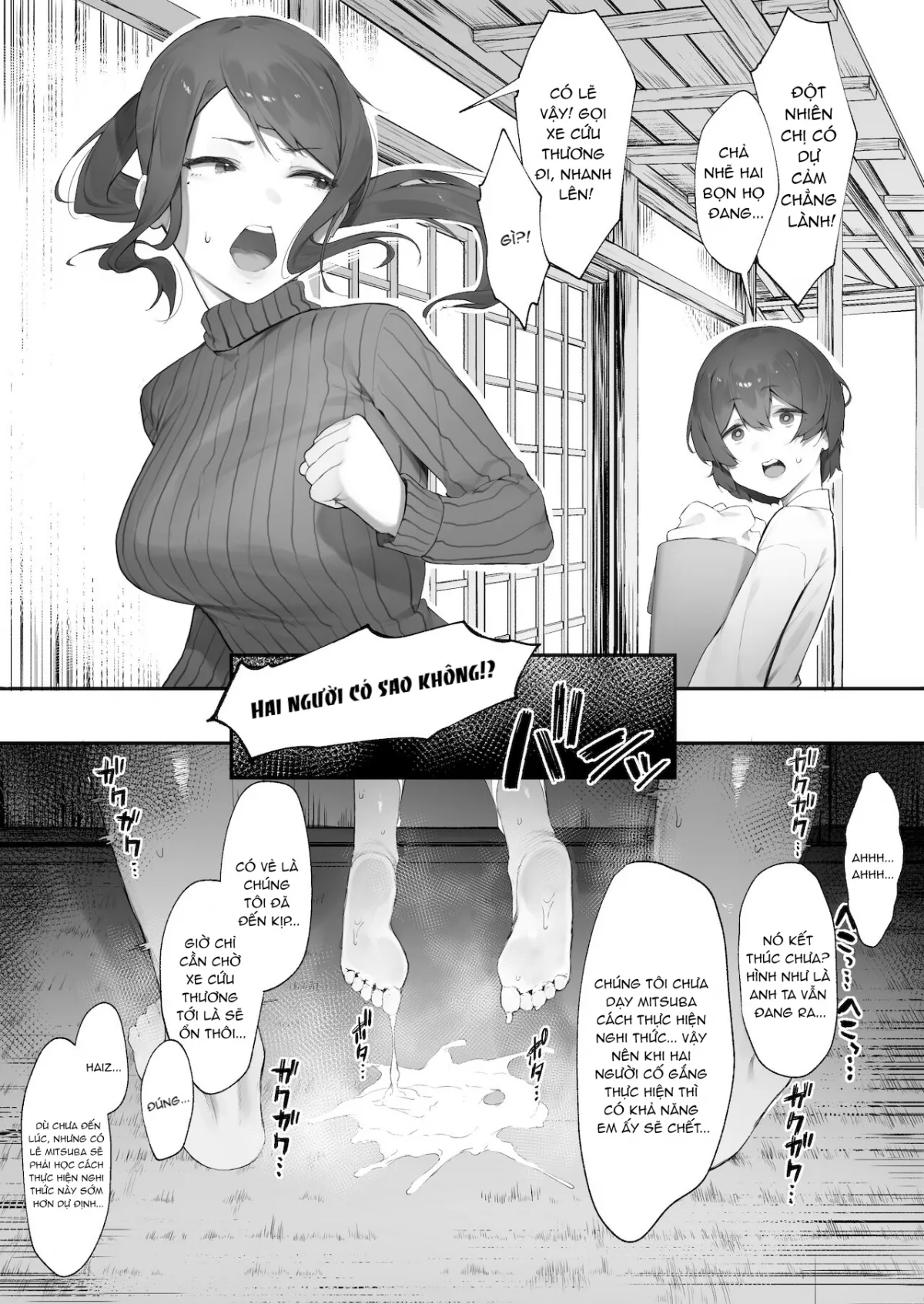 HentaiVN.net - Ảnh 9 - Thanh tẩy linh hồn bằng tình dục! [Shinrei Spot ni Ittara Yabbai no ga Tsuita node Nekosogi Suidashite Morau Zoku] - Chjt em loli