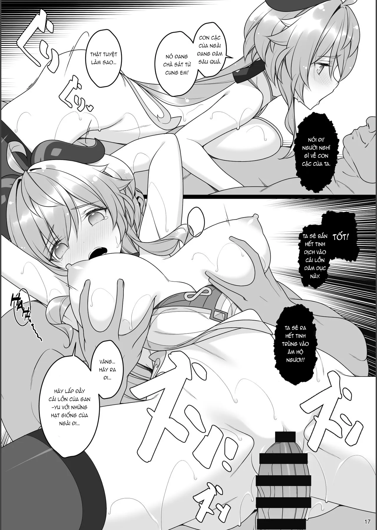 HentaiVN.net - Ảnh 16 - Mát Xa Cùng Với Dê Dừa! [Gokuraku Kikou Ni] - 1shot