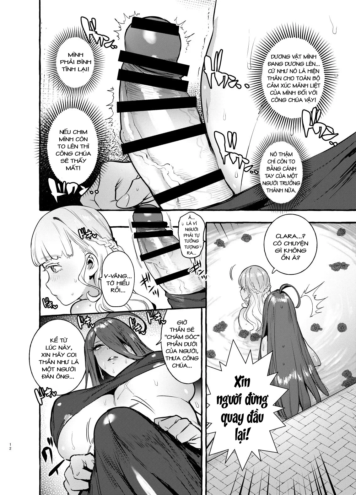 HentaiVN.net - Ảnh 12 - Ochinpo Onna Knight to Shojo Hime [Ochinpo Shitei] - Phần 1