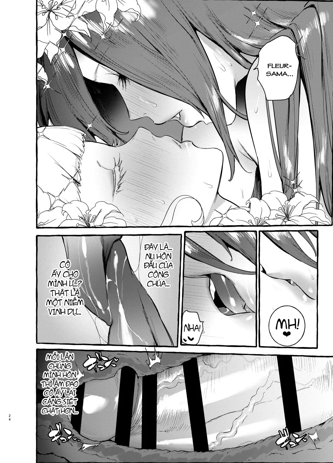 HentaiVN.net - Ảnh 24 - Ochinpo Onna Knight to Shojo Hime [Ochinpo Shitei] - Phần 1