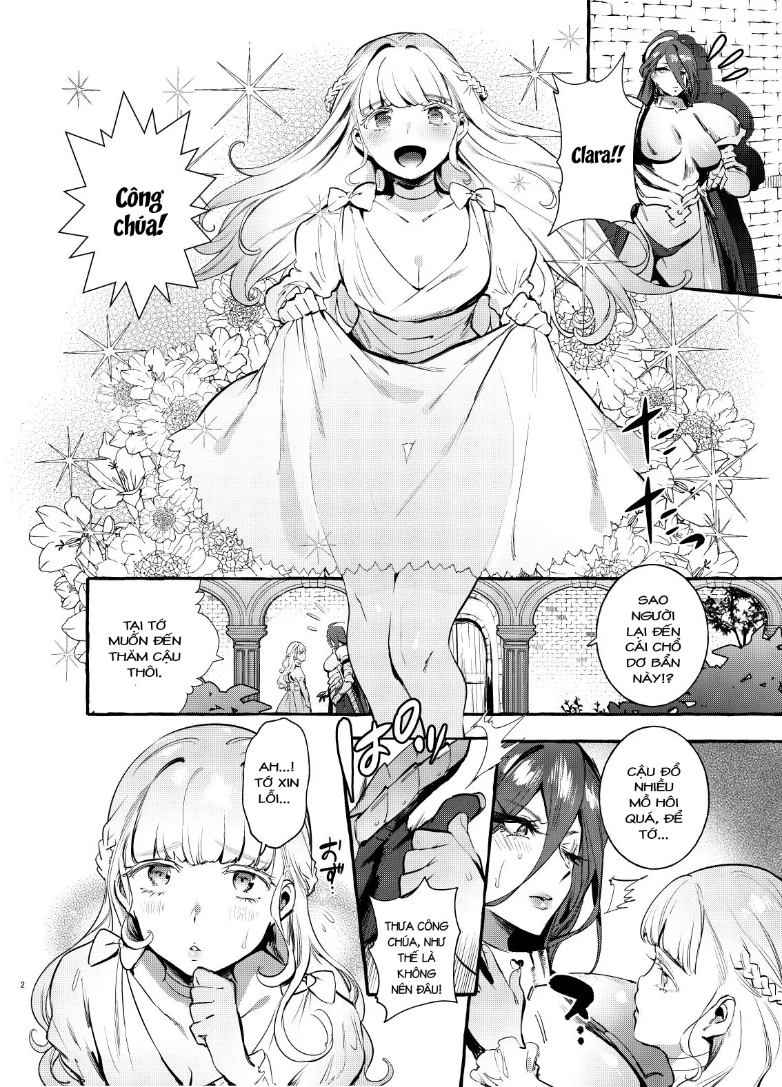 HentaiVN.net - Ảnh 3 - Ochinpo Onna Knight to Shojo Hime [Ochinpo Shitei] - Phần 1