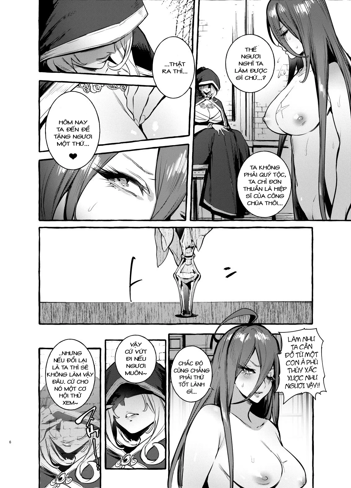 HentaiVN.net - Ảnh 7 - Ochinpo Onna Knight to Shojo Hime [Ochinpo Shitei] - Phần 1