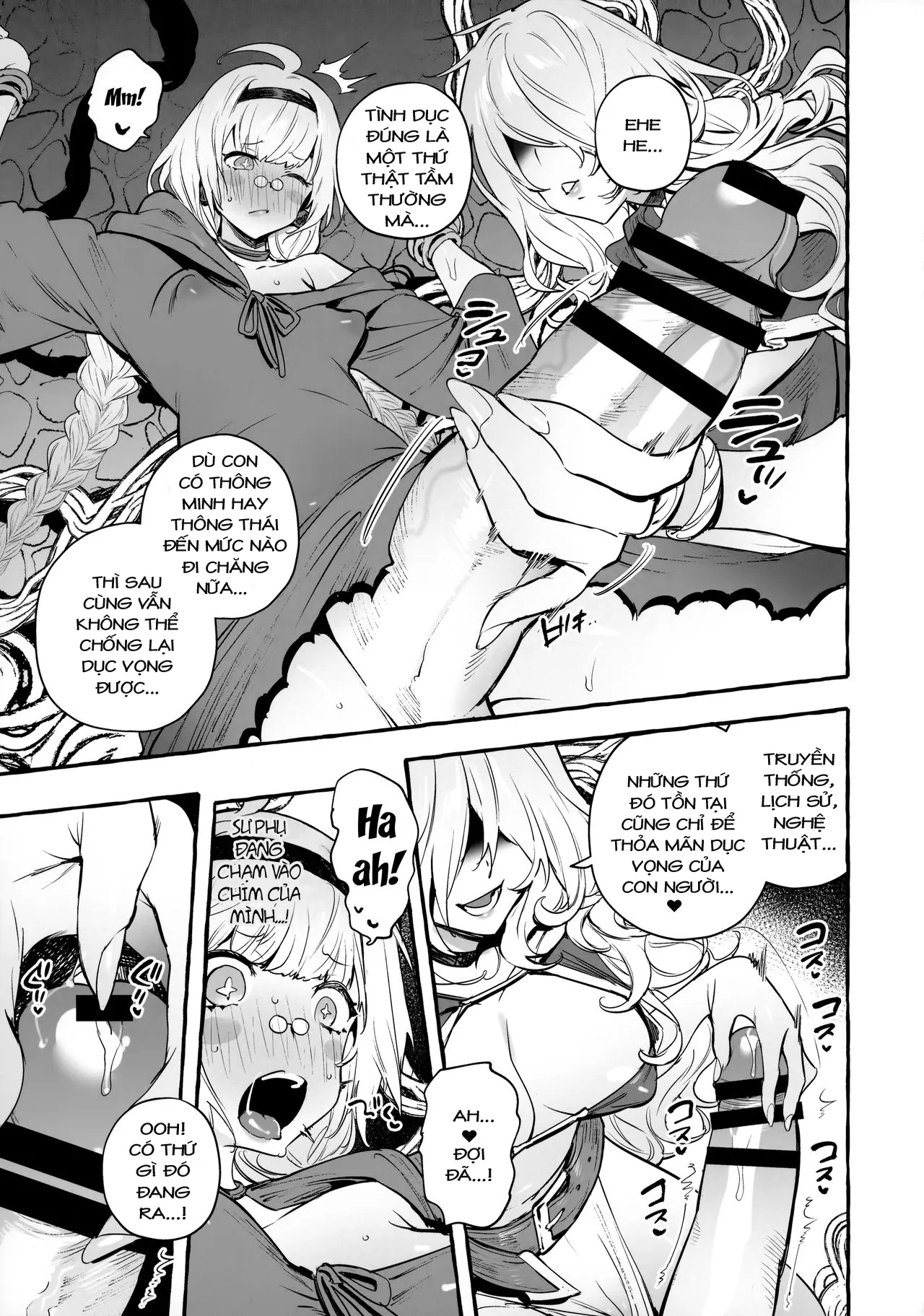 HentaiVN.net - Ảnh 16 - Ochinpo Shitei [Ochinpo Onna Knight to Shojo Hime] - Phần 2