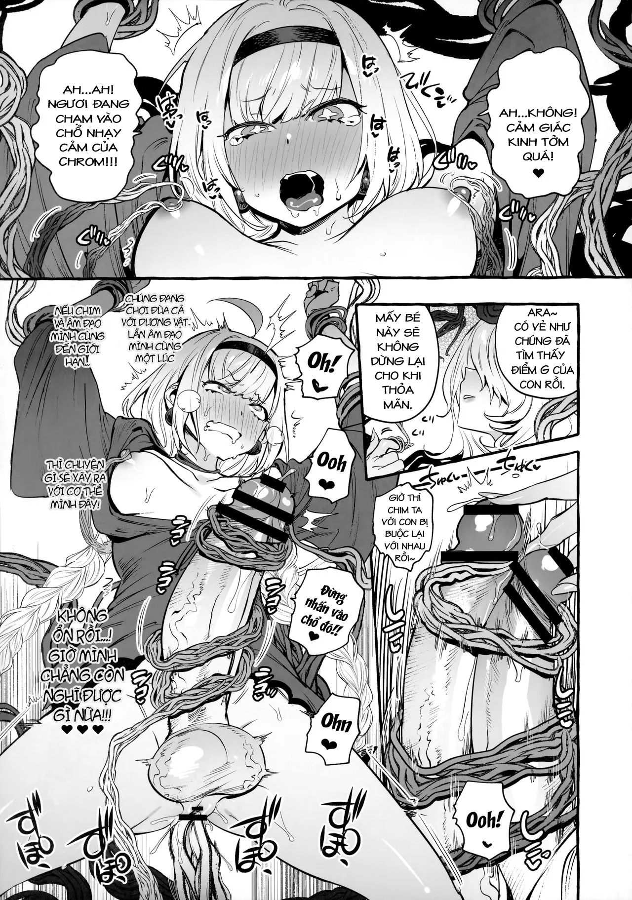 HentaiVN.net - Ảnh 22 - Ochinpo Shitei [Ochinpo Onna Knight to Shojo Hime] - Phần 2