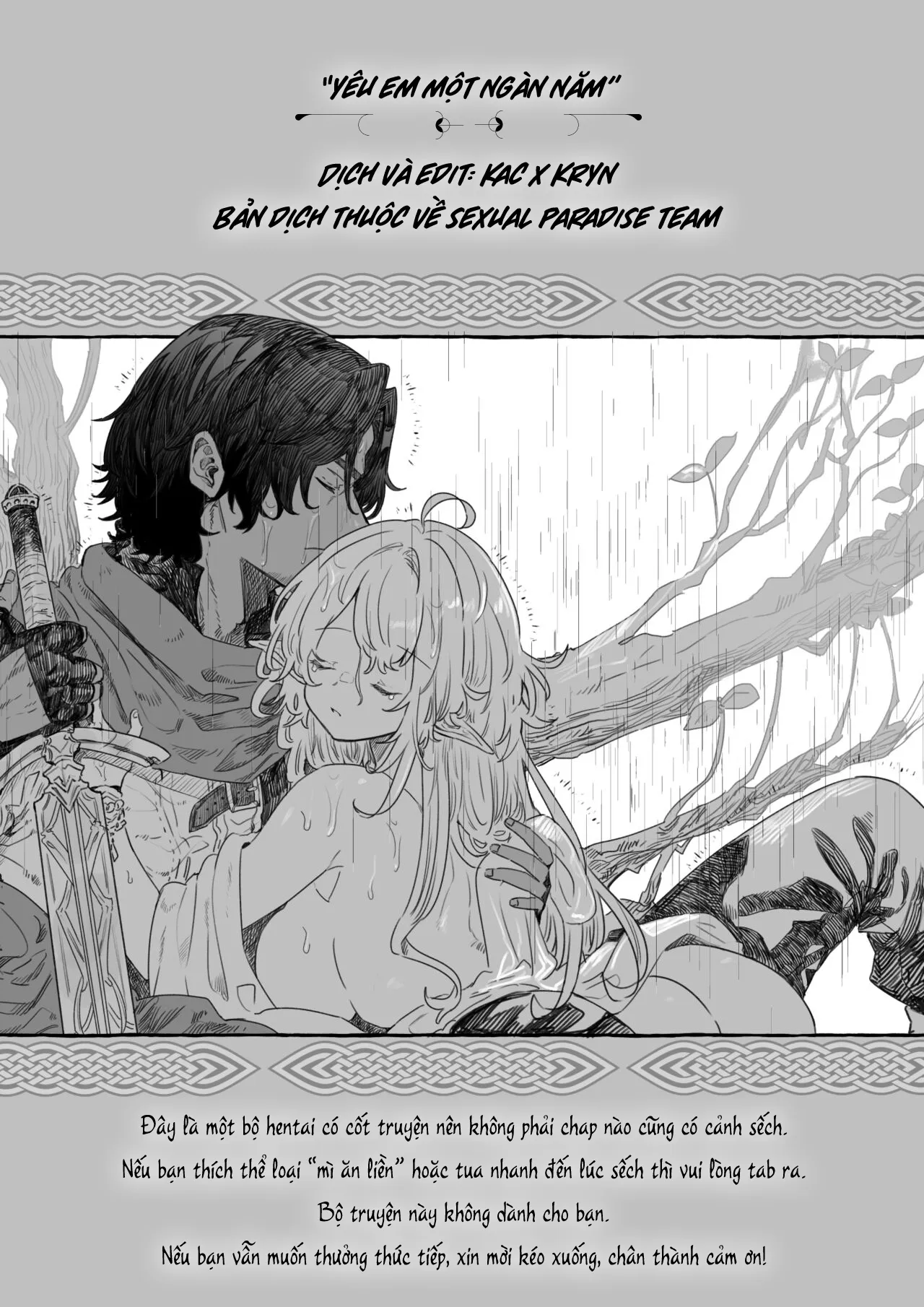 HentaiVN.net - Ảnh 5 - Yêu em một ngàn năm [Ichisennen no Ai o Shinjite, Believe in One Thousand Years of Love] - Chap 1: Chưa sếch