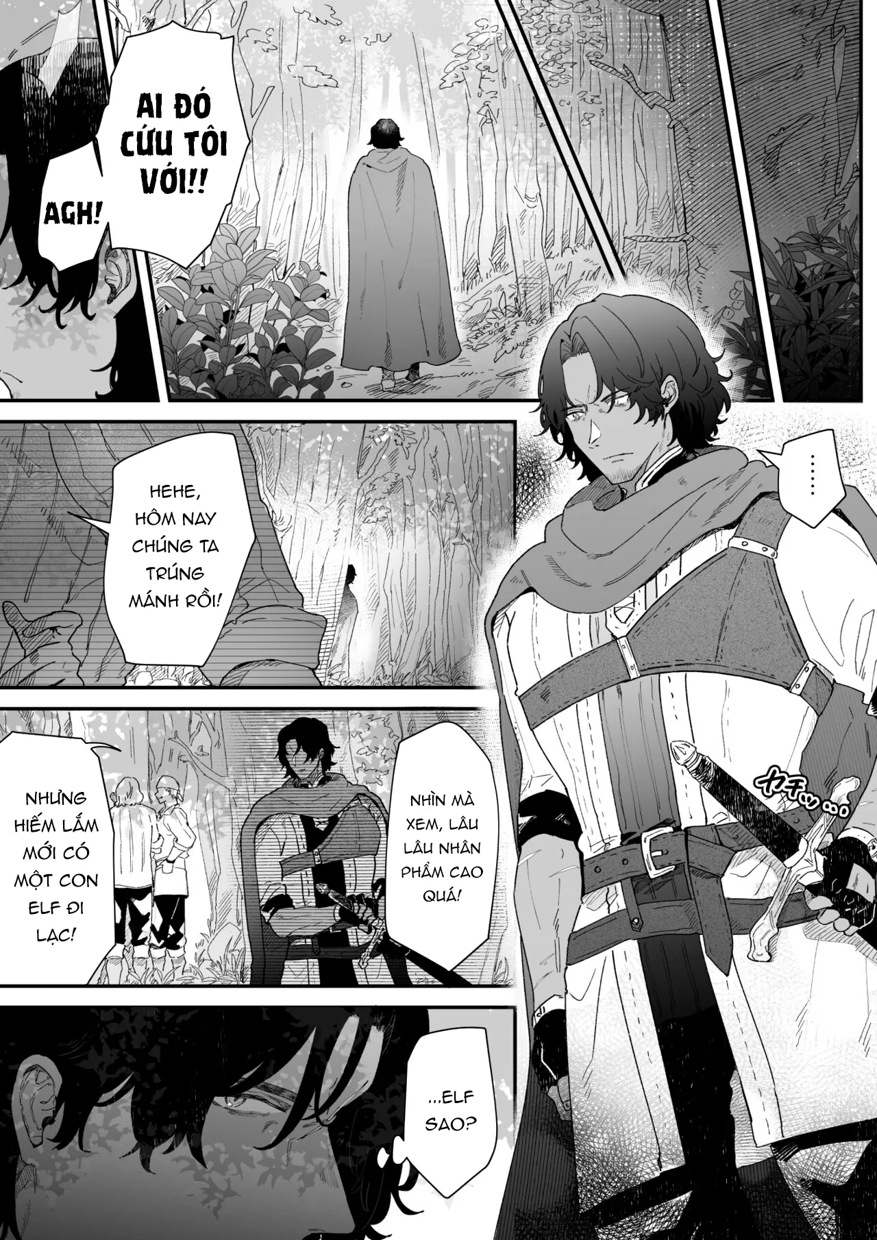 HentaiVN.net - Ảnh 6 - Yêu em một ngàn năm [Ichisennen no Ai o Shinjite, Believe in One Thousand Years of Love] - Chap 1: Chưa sếch