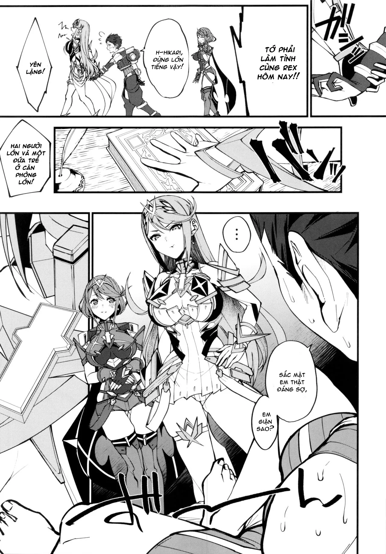 HentaiVN.net - Ảnh 8 - Hikari sasu Enten no Mitibiki (Xenoblade Chronicles 2) [光さす炎天の導き (ゼノブレイド2) [英訳]] - Oneshot
