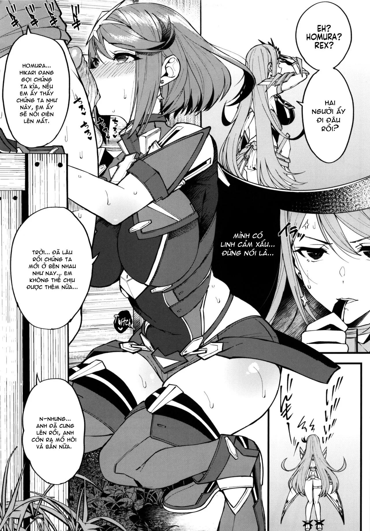 HentaiVN.net - Ảnh 4 - Hikari sasu Enten no Mitibiki (Xenoblade Chronicles 2) [光さす炎天の導き (ゼノブレイド2) [英訳]] - Oneshot