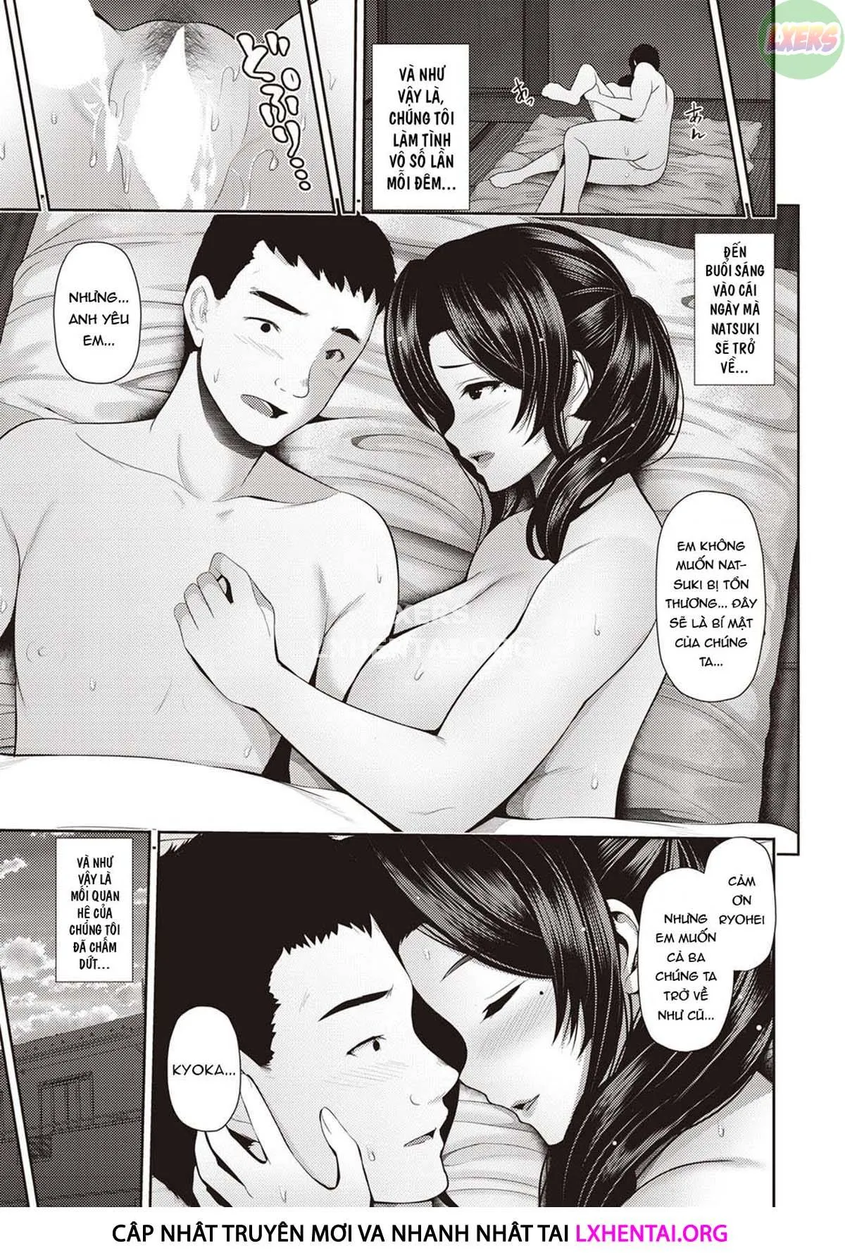 HentaiVN.net - Ảnh 24 - Sexual Love With Mother and Daughter [Oyako to Seiai] - Chap 1