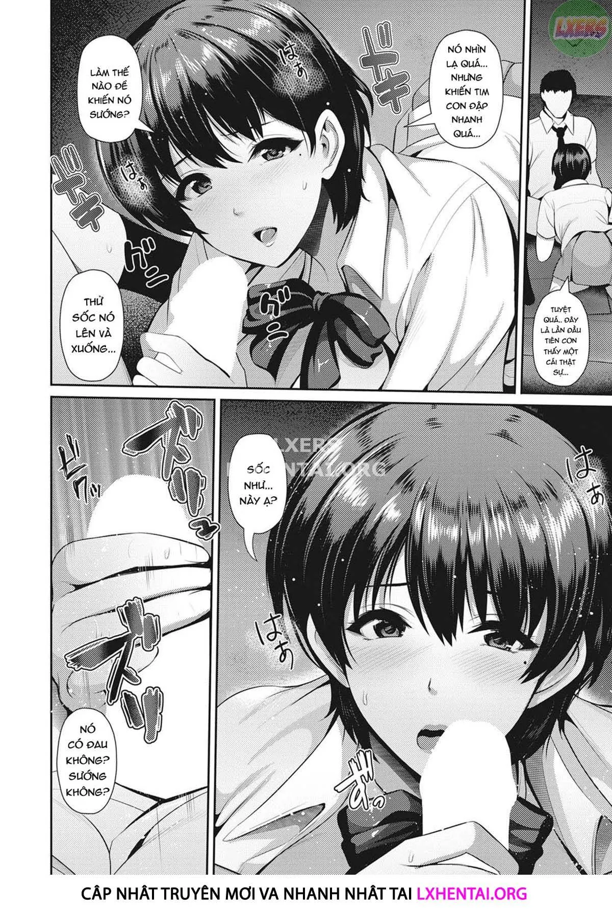 HentaiVN.net - Ảnh 13 - Sexual Love With Mother and Daughter [Oyako to Seiai] - Chap 2