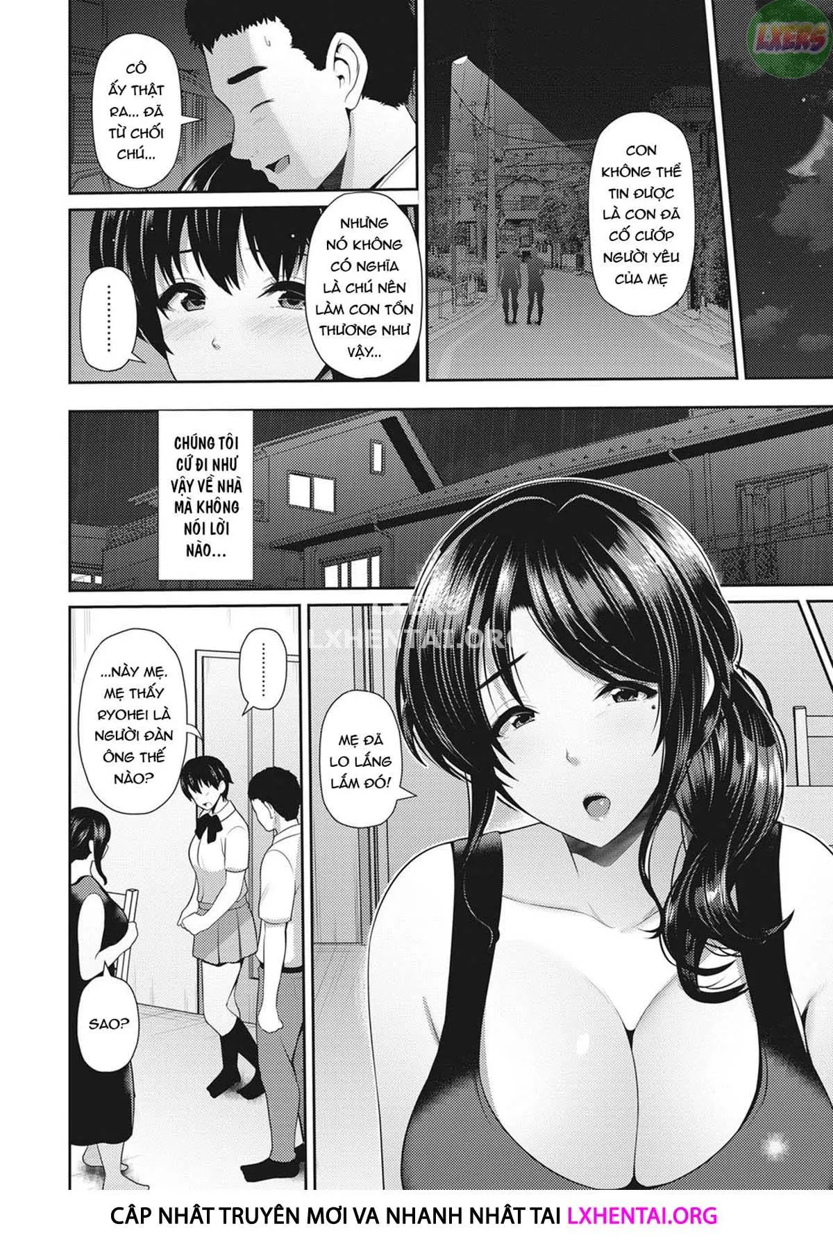 HentaiVN.net - Ảnh 23 - Sexual Love With Mother and Daughter [Oyako to Seiai] - Chap 2