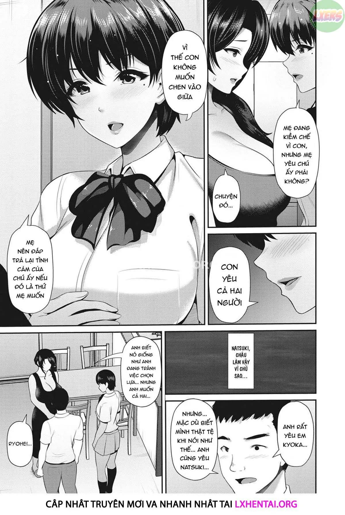 HentaiVN.net - Ảnh 24 - Sexual Love With Mother and Daughter [Oyako to Seiai] - Chap 2