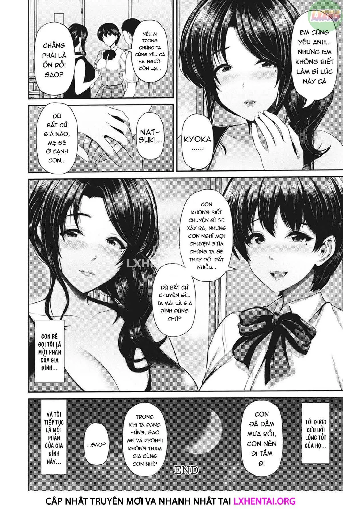 HentaiVN.net - Ảnh 25 - Sexual Love With Mother and Daughter [Oyako to Seiai] - Chap 2