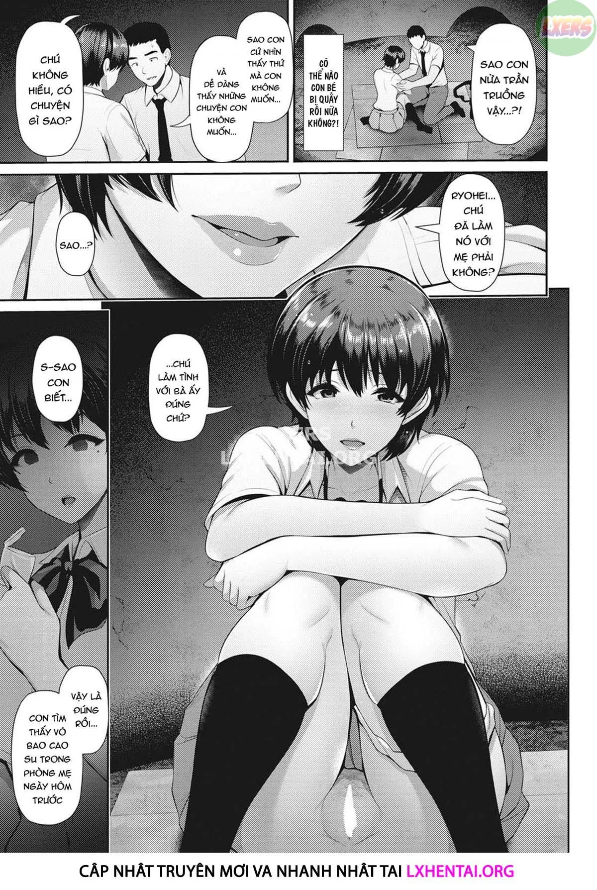 HentaiVN.net - Ảnh 8 - Sexual Love With Mother and Daughter [Oyako to Seiai] - Chap 2