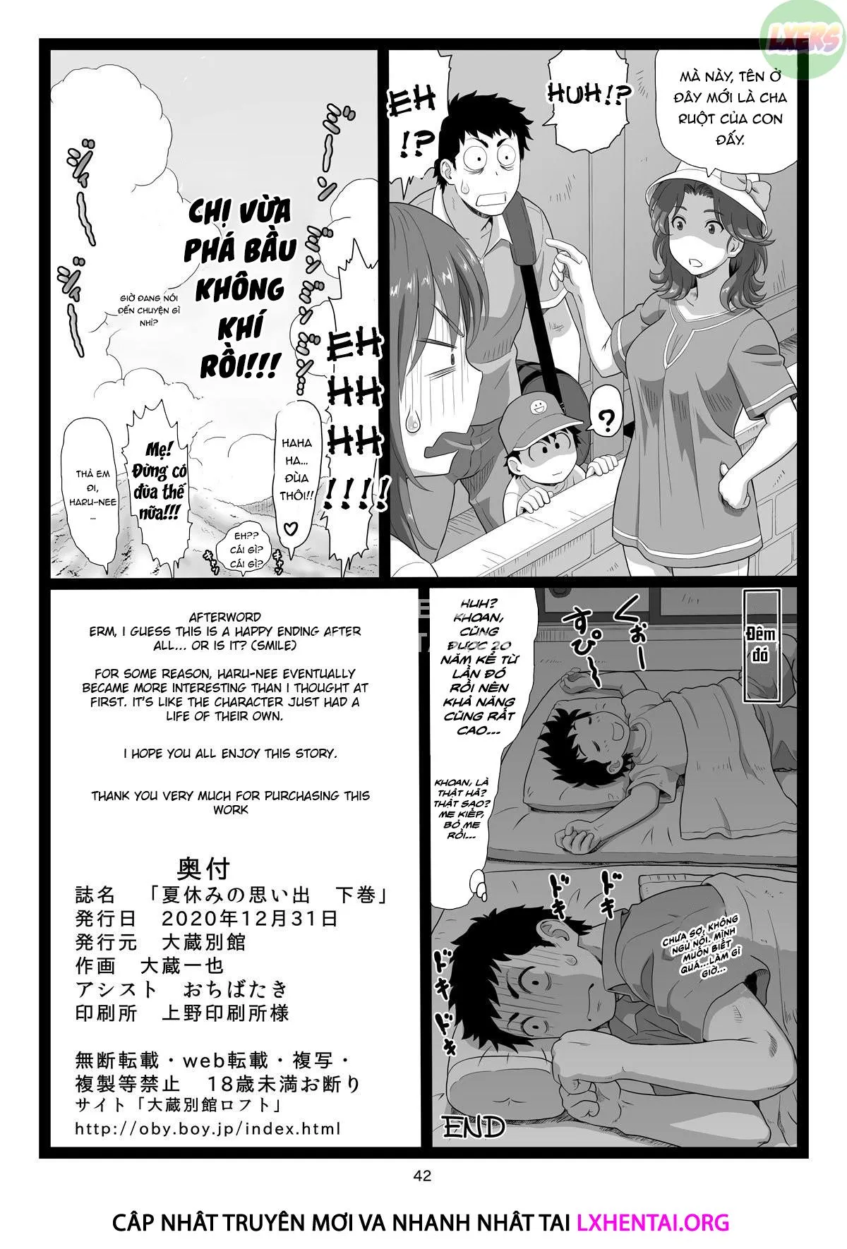 HentaiVN.net - Ảnh 46 - Summer Break Memories [Natsuyasumi no Omoide Joukan] - Chap 2 - [END]