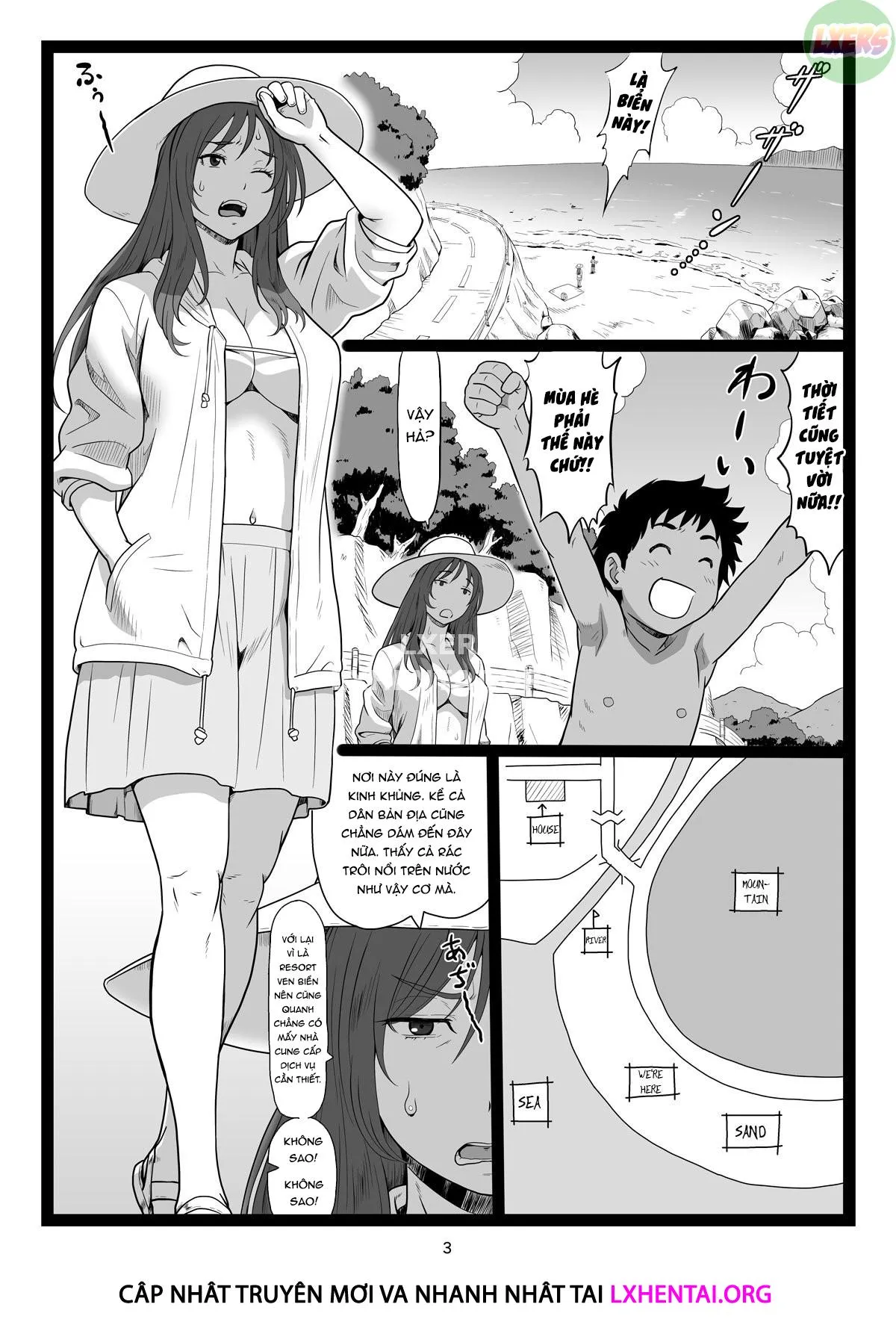 HentaiVN.net - Ảnh 7 - Summer Break Memories [Natsuyasumi no Omoide Joukan] - Chap 2 - [END]