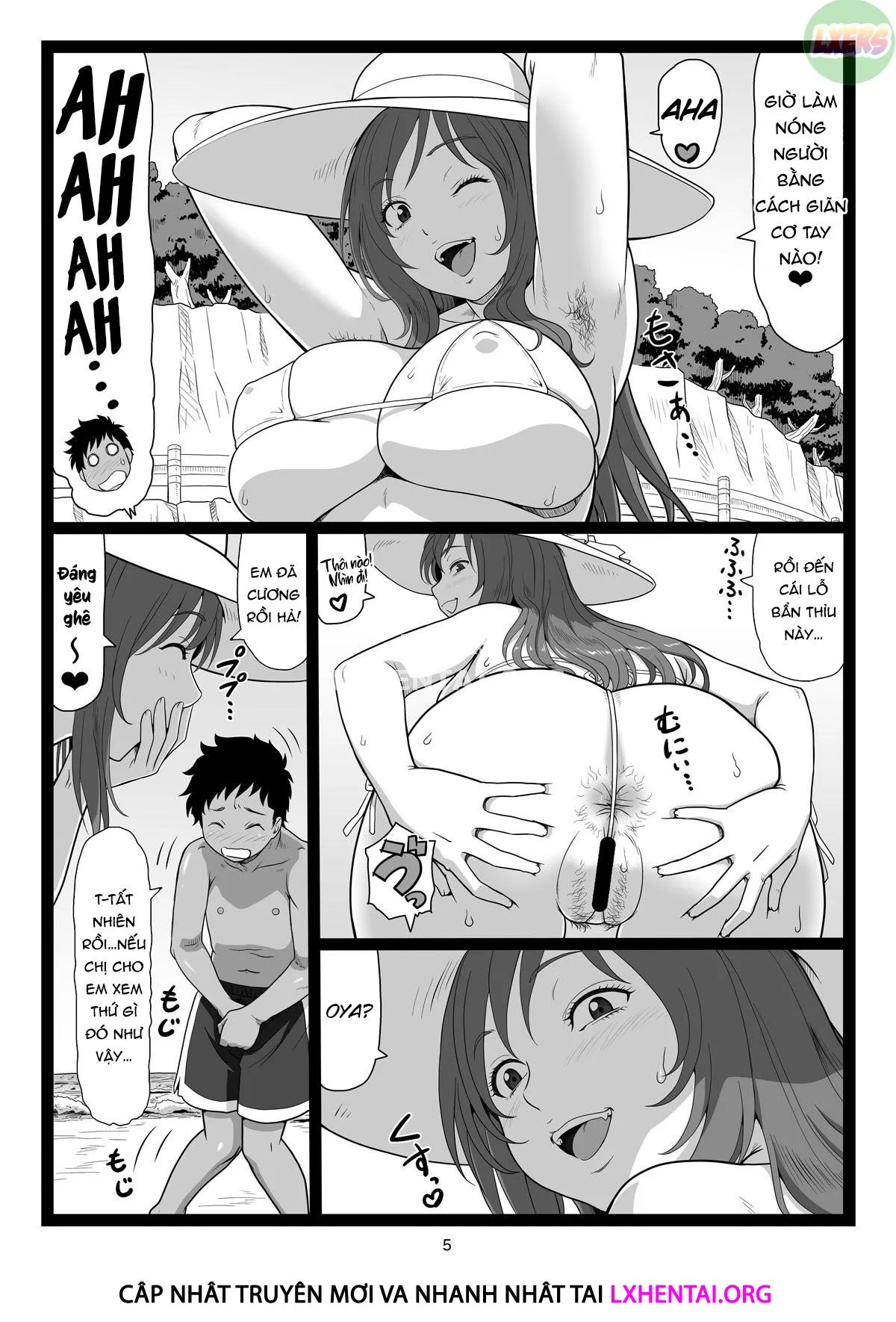 HentaiVN.net - Ảnh 9 - Summer Break Memories [Natsuyasumi no Omoide Joukan] - Chap 2 - [END]