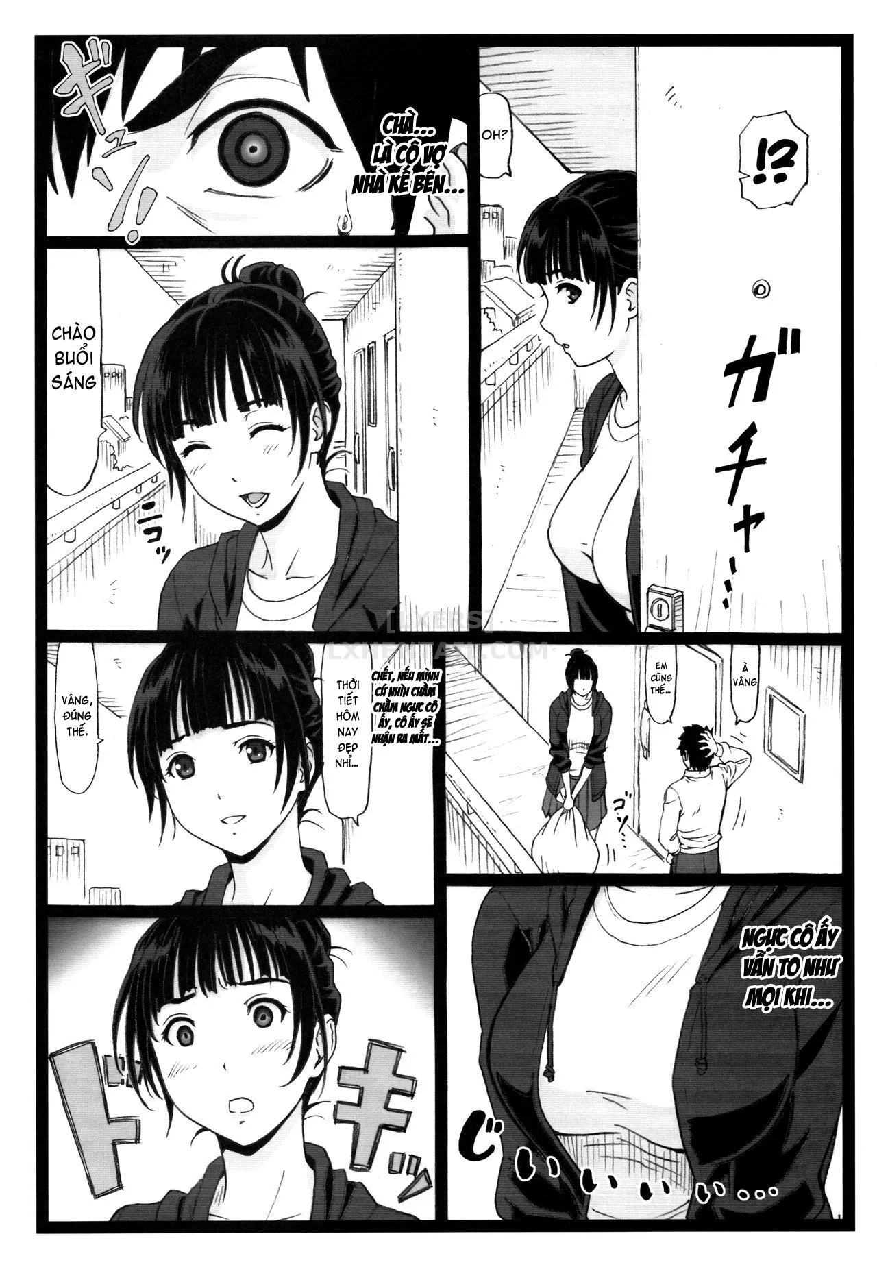 HentaiVN.net - Ảnh 10 - What I Did to the Voluptuous Married Woman [Tonari no Tawawa na Hitozuma ni...] - Oneshot