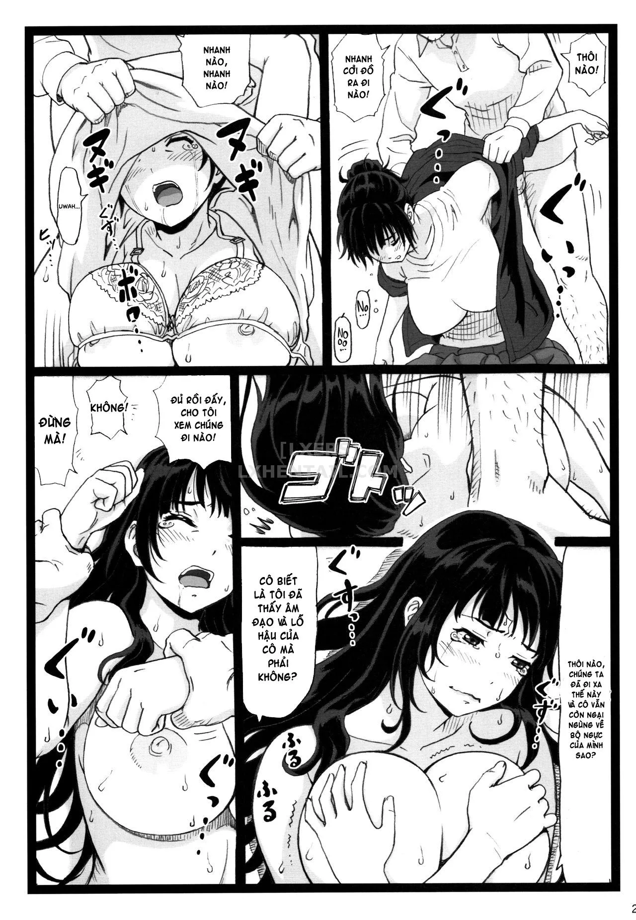 HentaiVN.net - Ảnh 26 - What I Did to the Voluptuous Married Woman [Tonari no Tawawa na Hitozuma ni...] - Oneshot