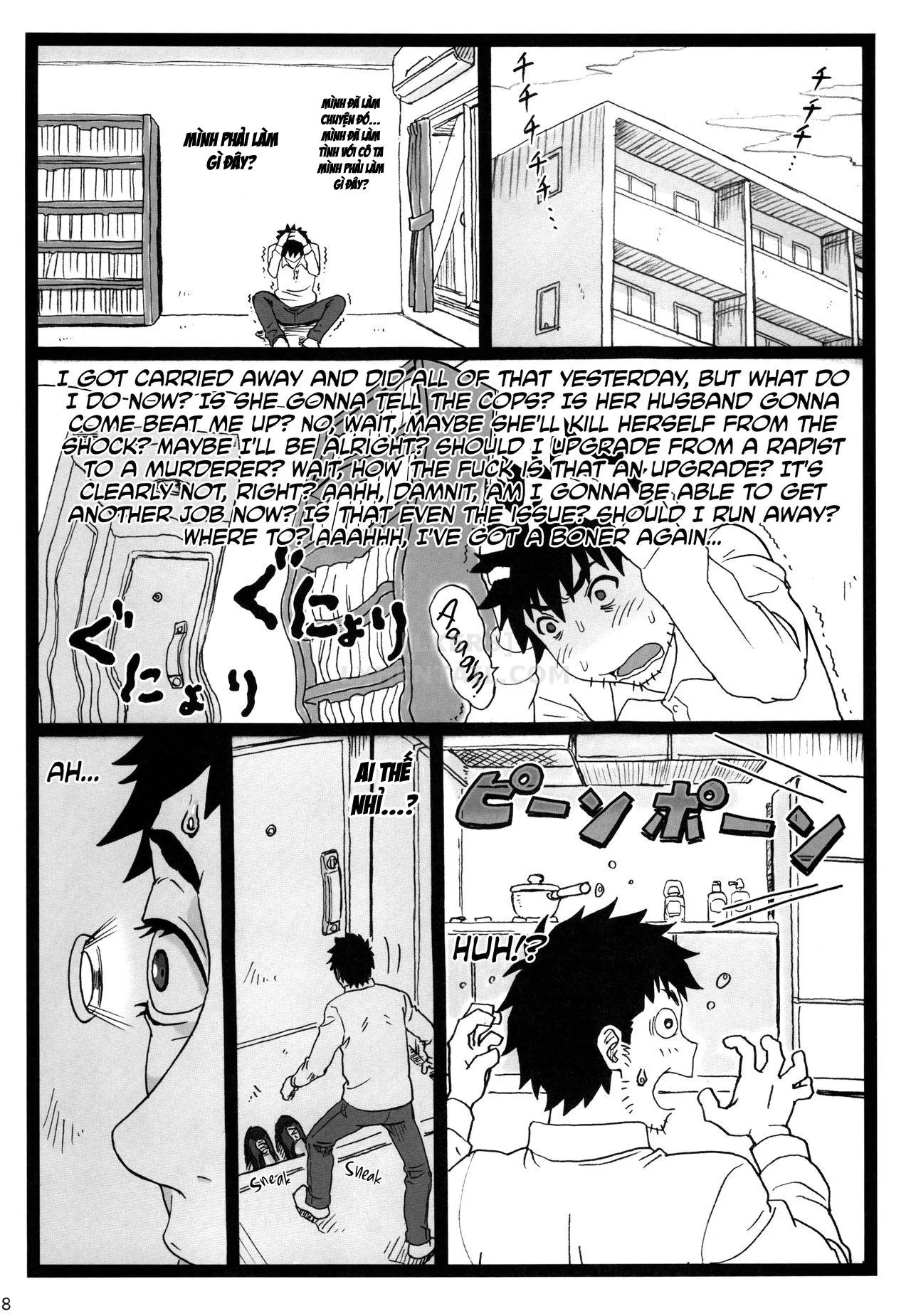 HentaiVN.net - Ảnh 41 - What I Did to the Voluptuous Married Woman [Tonari no Tawawa na Hitozuma ni...] - Oneshot