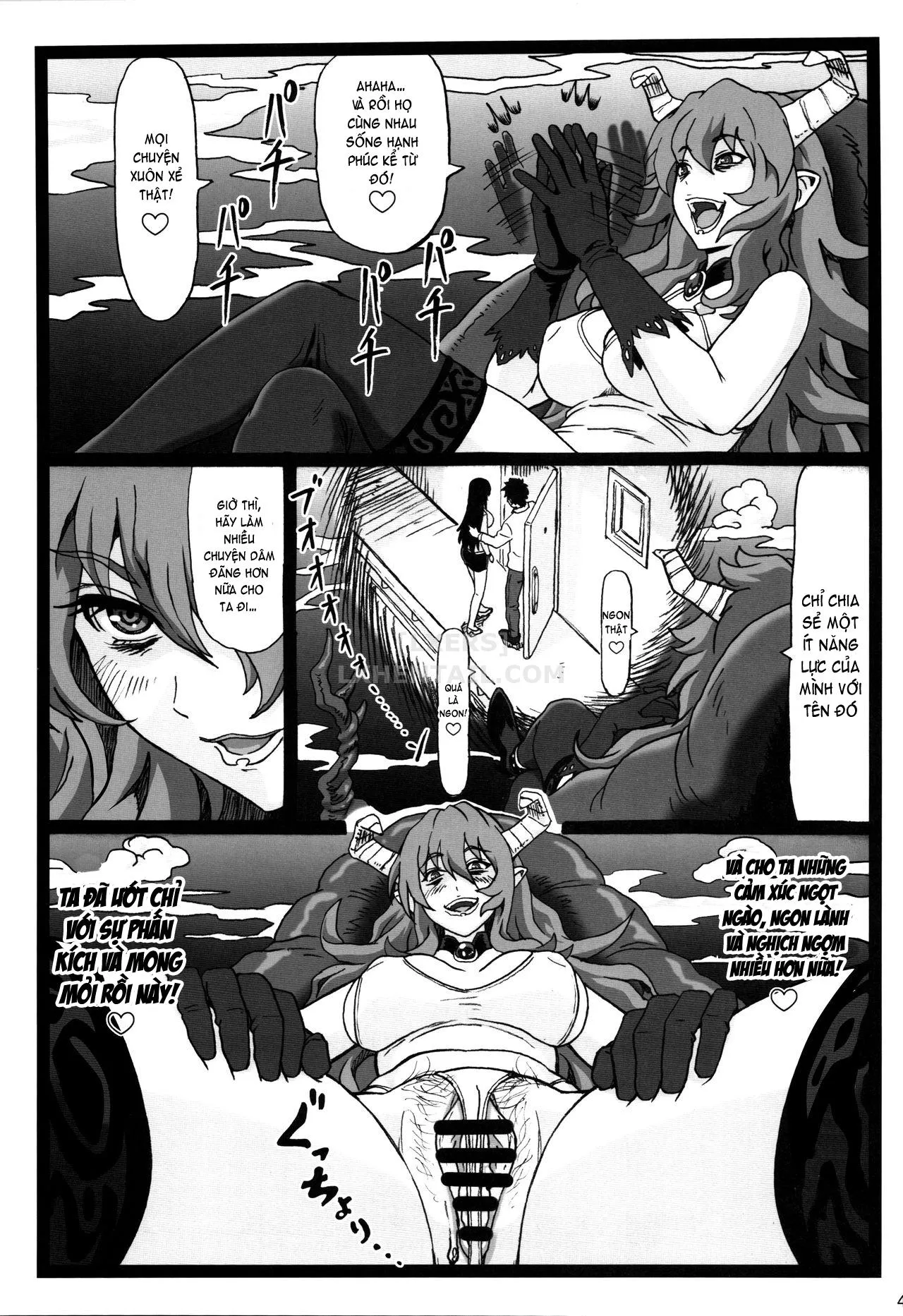 HentaiVN.net - Ảnh 44 - What I Did to the Voluptuous Married Woman [Tonari no Tawawa na Hitozuma ni...] - Oneshot