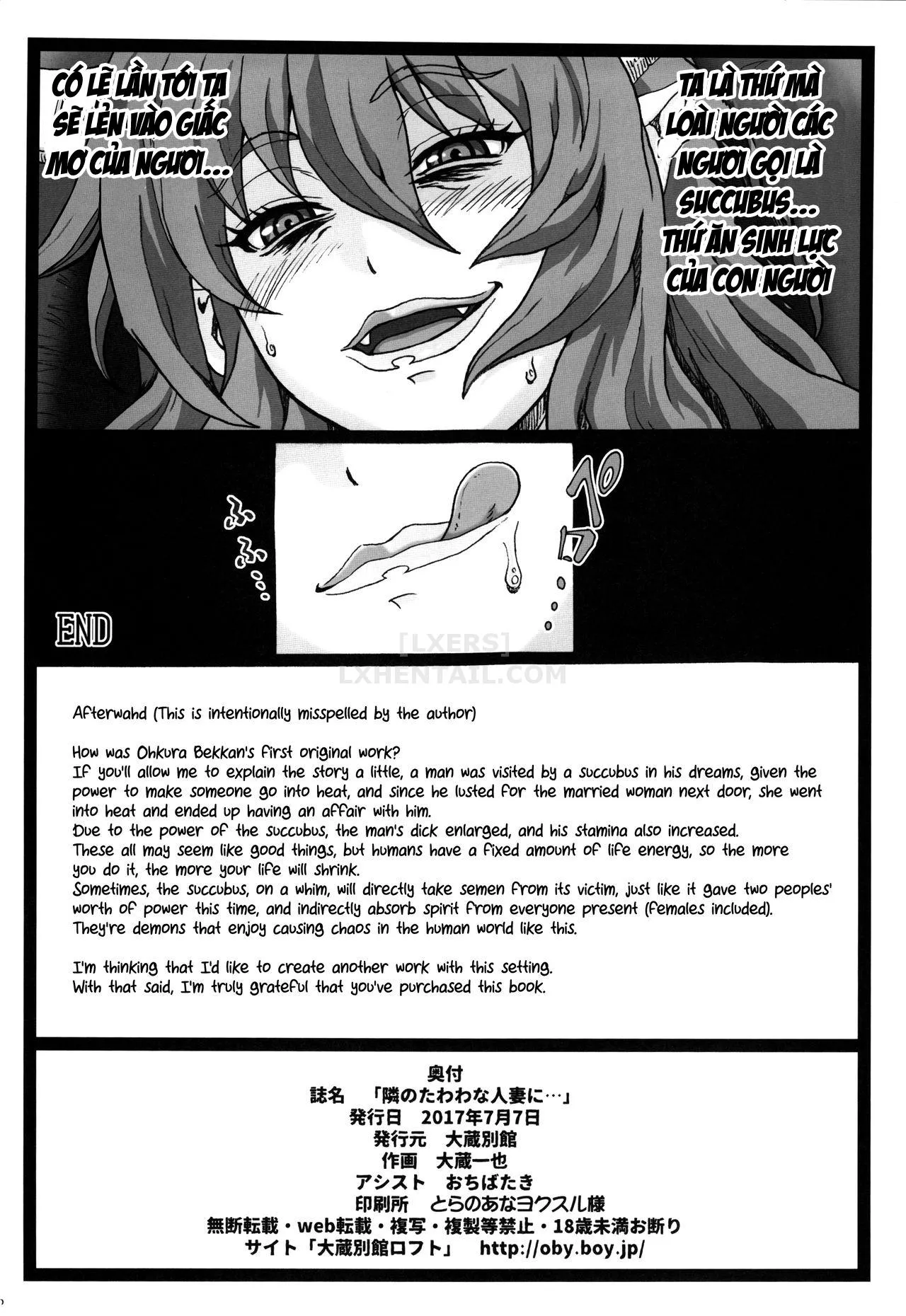HentaiVN.net - Ảnh 45 - What I Did to the Voluptuous Married Woman [Tonari no Tawawa na Hitozuma ni...] - Oneshot