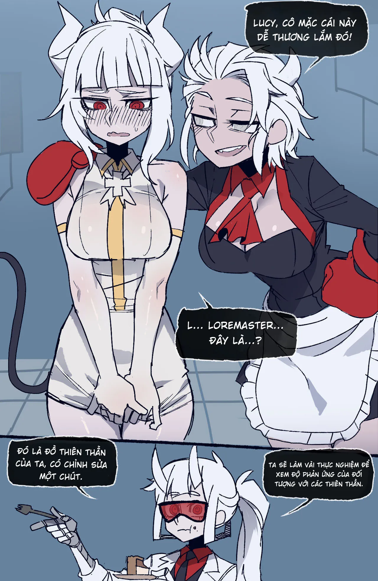 HentaiVN.net - Ảnh 22 - Cuộc thí nghiệm của em thiên thần sa ngã - Oneshot full màu