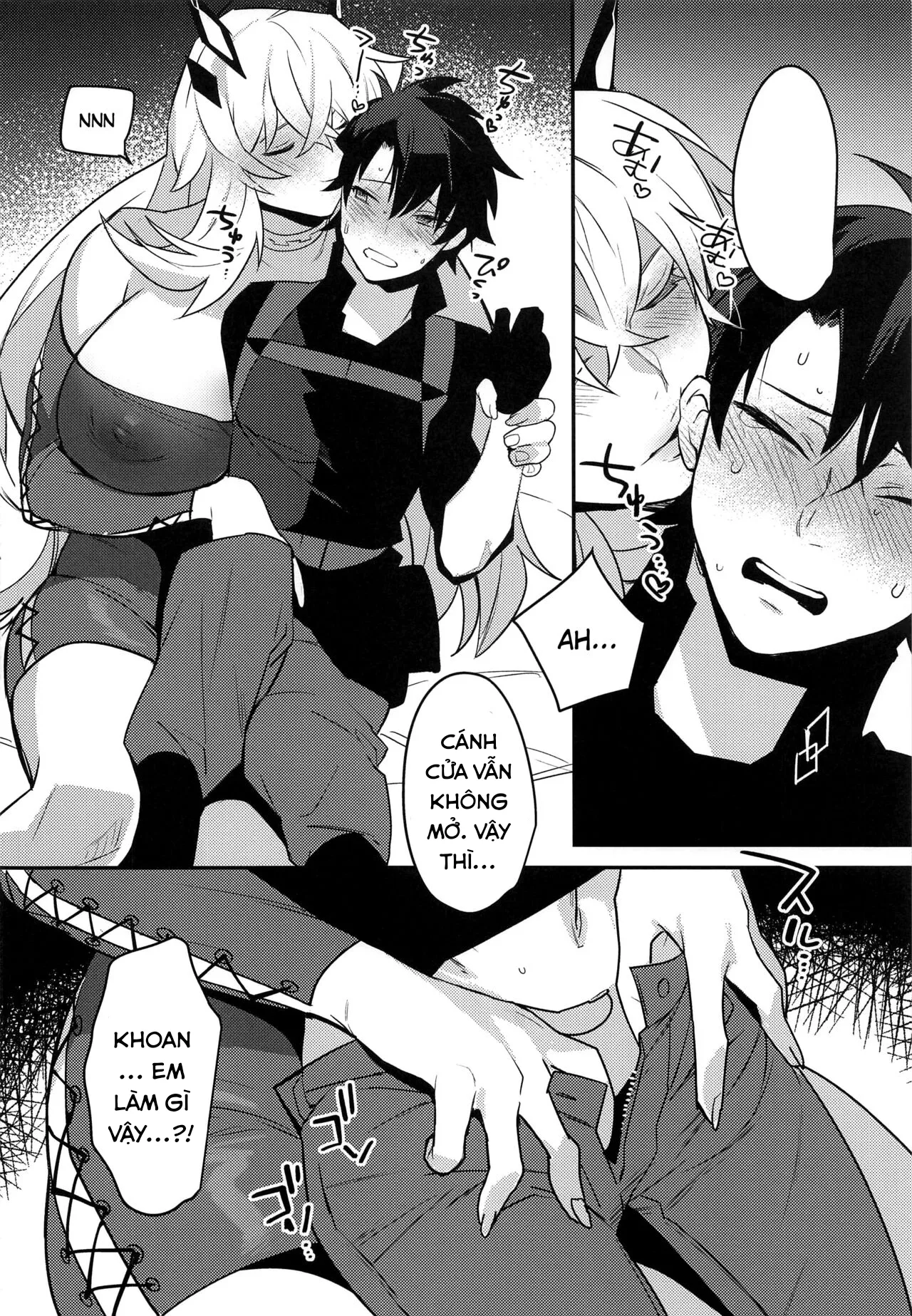 HentaiVN.net - Ảnh 12 - Kimi to Kiss Shinai to Derarenai Heya (Fate/Grand Order) - Oneshot