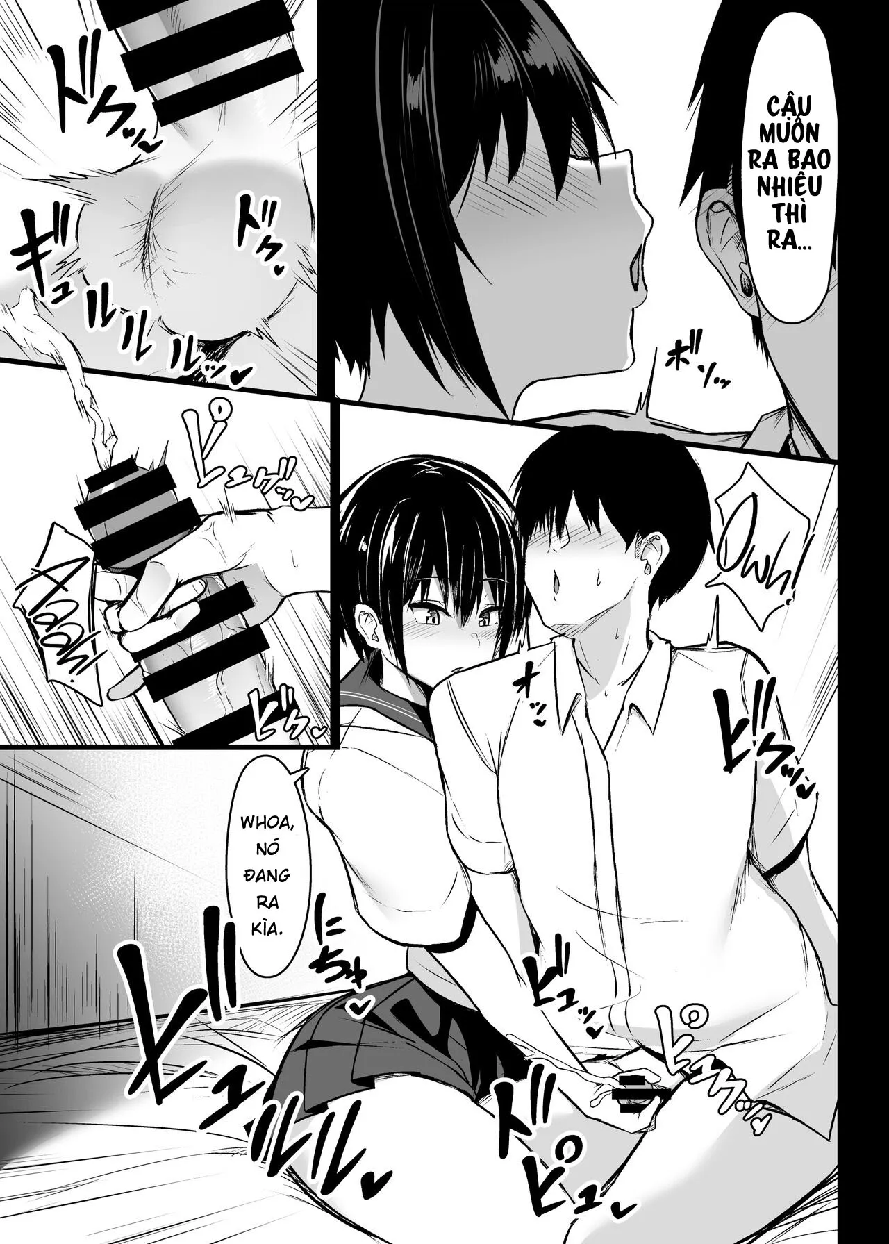 HentaiVN.net - Ảnh 10 - Kì nghỉ hè với cô bạn vú to [Miwaku no Dekachichi] - Oneshot nổ cặc