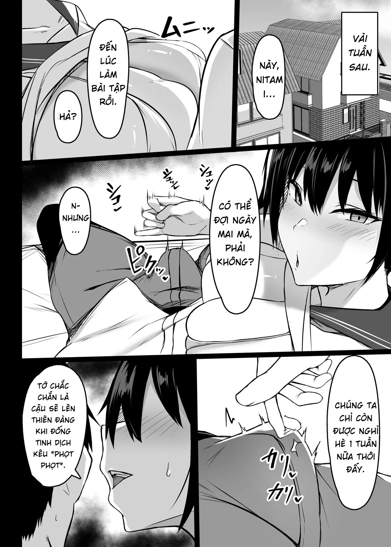 HentaiVN.net - Ảnh 25 - Kì nghỉ hè với cô bạn vú to [Miwaku no Dekachichi] - Oneshot nổ cặc