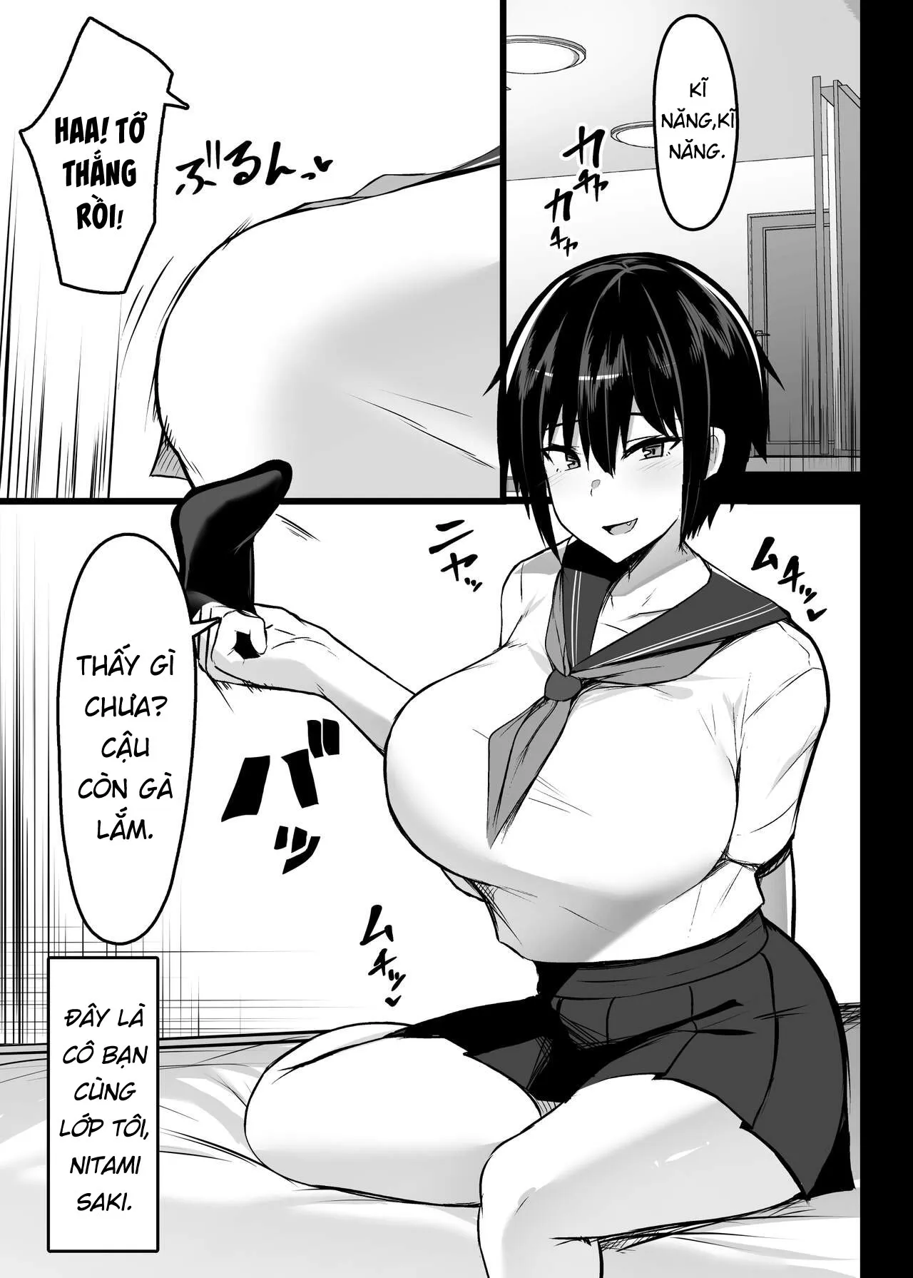 HentaiVN.net - Ảnh 4 - Kì nghỉ hè với cô bạn vú to [Miwaku no Dekachichi] - Oneshot nổ cặc