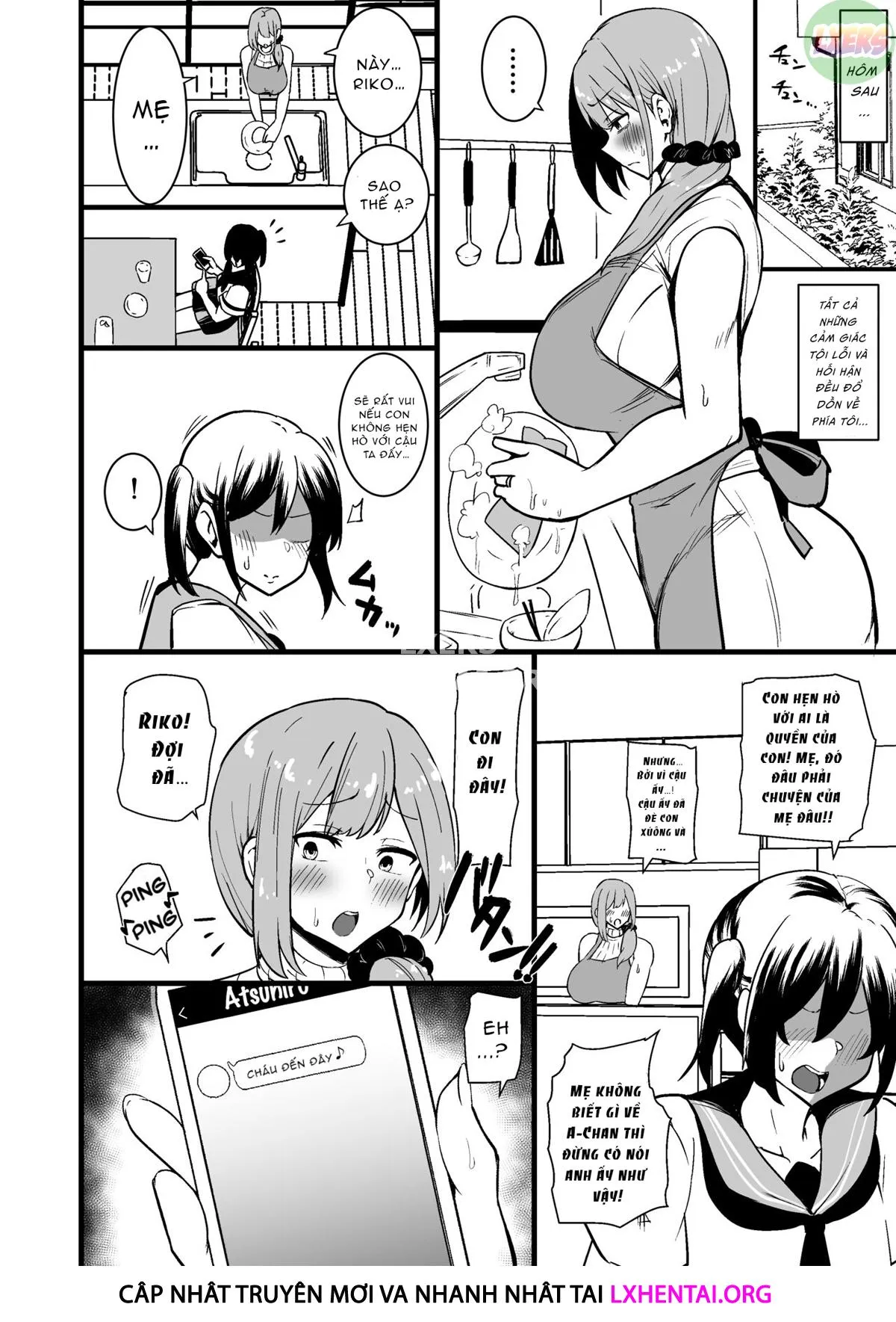 HentaiVN.net - Ảnh 25 - Musume No Kareshi Ni Ochiru Okaa-San. - Oneshot