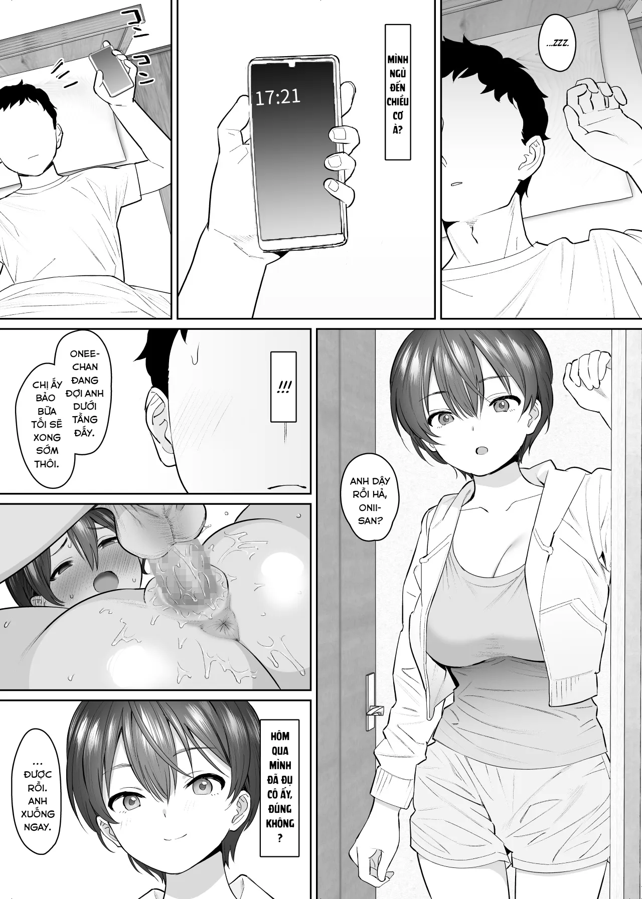 HentaiVN.net - Ảnh 4 - Qua nhà vợ báo tin kết hôn, tôi địt luôn em vợ! [Kanojo to no Kekkon Houkoku ni Kiseishita noni Gimai to Yarimakuri no Suujitsukan ga Hajimatteshimatta; I visited my in-laws to announce my marriage and ended up fucking my wife's little sister silly!] - Phần 2