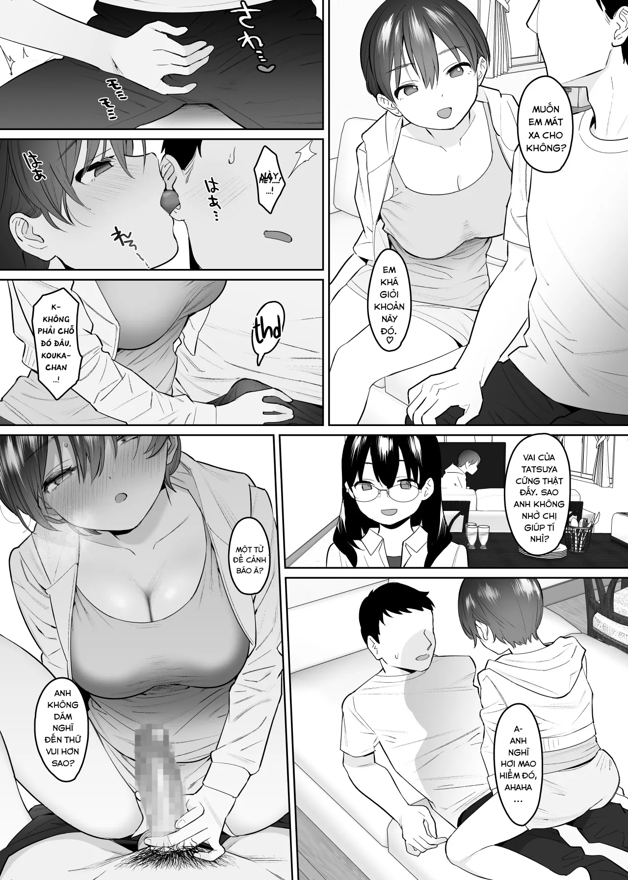 HentaiVN.net - Ảnh 6 - Qua nhà vợ báo tin kết hôn, tôi địt luôn em vợ! [Kanojo to no Kekkon Houkoku ni Kiseishita noni Gimai to Yarimakuri no Suujitsukan ga Hajimatteshimatta; I visited my in-laws to announce my marriage and ended up fucking my wife's little sister silly!] - Phần 2