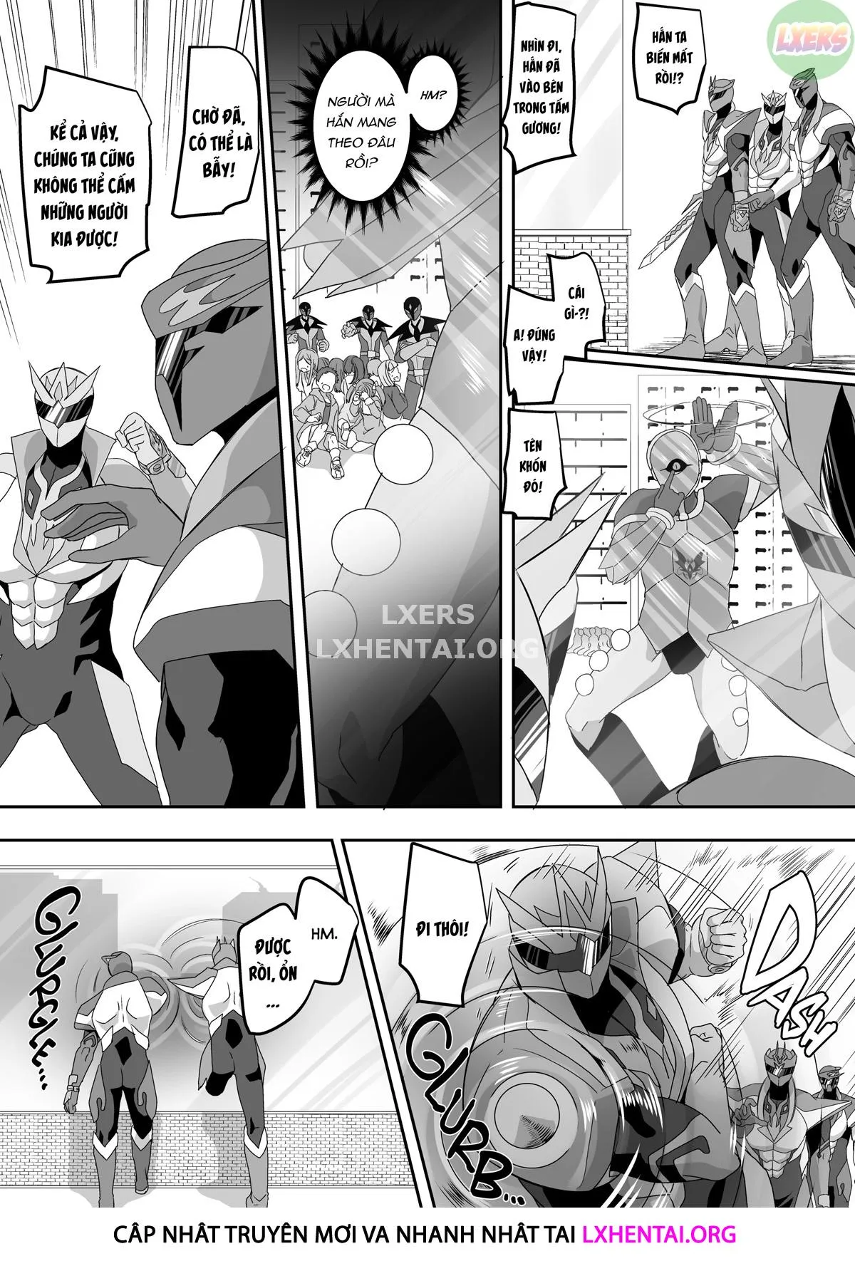 HentaiVN.net - Ảnh 10 - Saikyou no Seigi no Hero wa Kagami no Naka de wa Saijaku no Kaijin - Oneshot