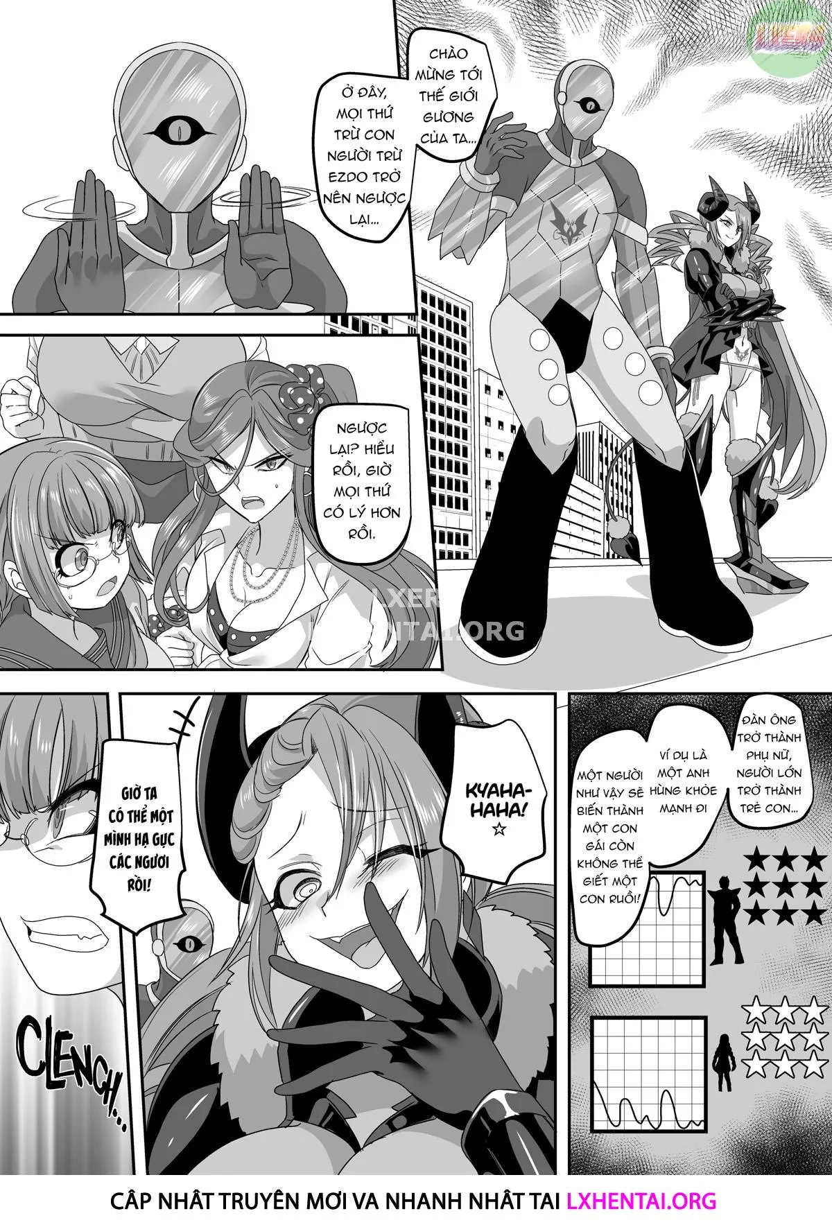 HentaiVN.net - Ảnh 16 - Saikyou no Seigi no Hero wa Kagami no Naka de wa Saijaku no Kaijin - Oneshot