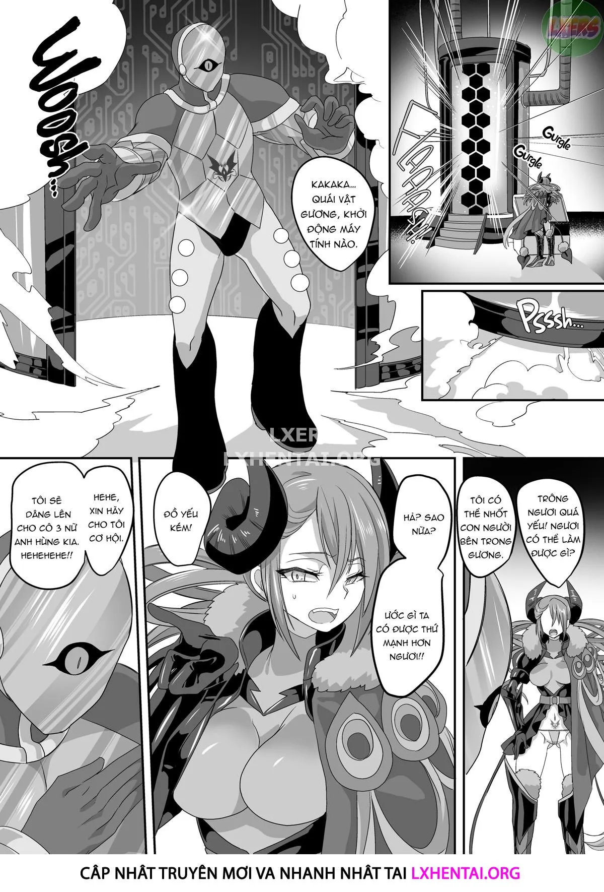 HentaiVN.net - Ảnh 8 - Saikyou no Seigi no Hero wa Kagami no Naka de wa Saijaku no Kaijin - Oneshot