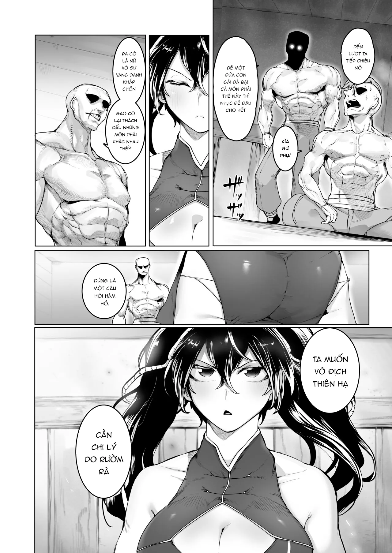 HentaiVN.net - Ảnh 4 - Hấp diêm em võ sĩ [或る武術家の敗北] - Oneshot.
