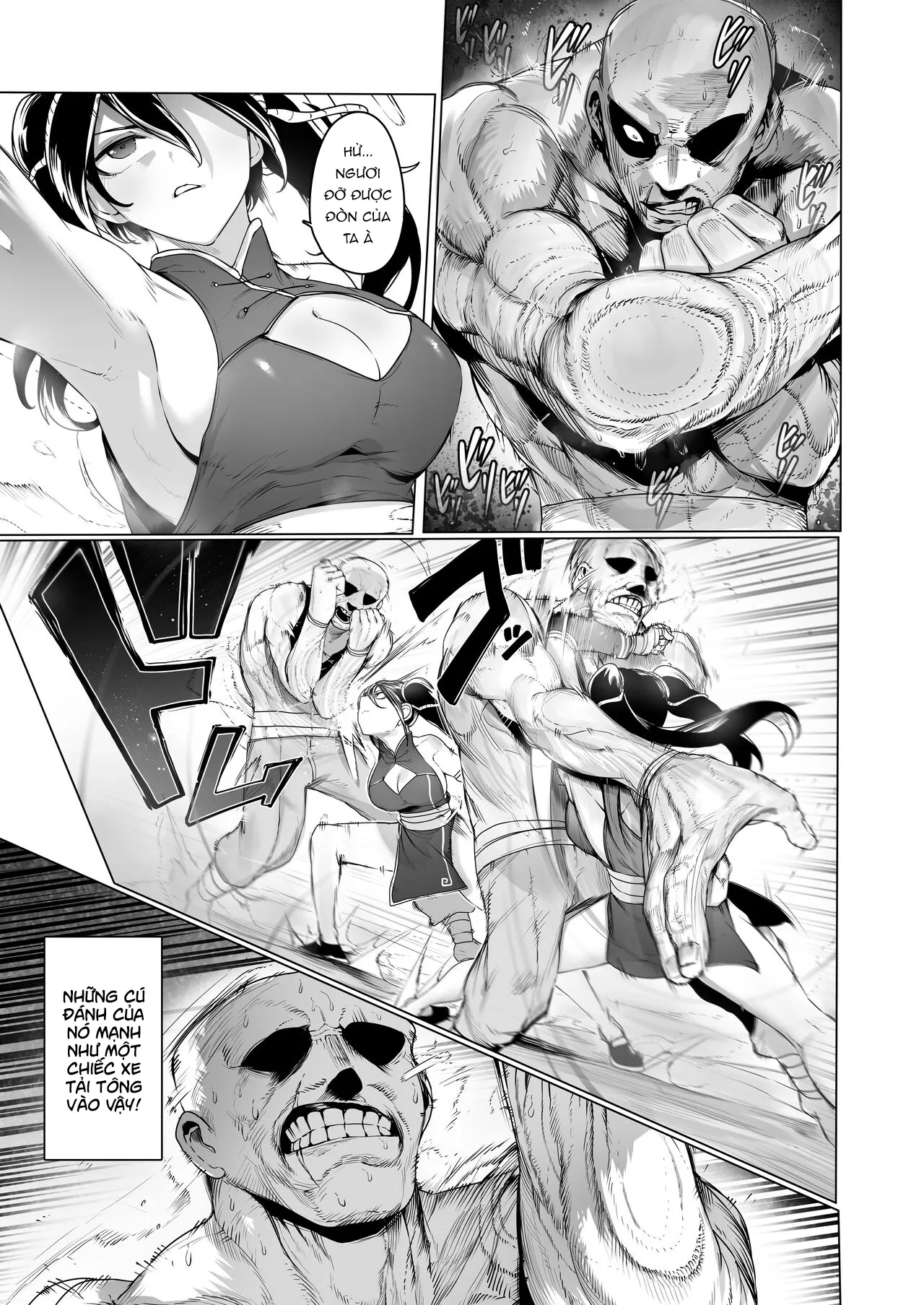 HentaiVN.net - Ảnh 7 - Hấp diêm em võ sĩ [或る武術家の敗北] - Oneshot.