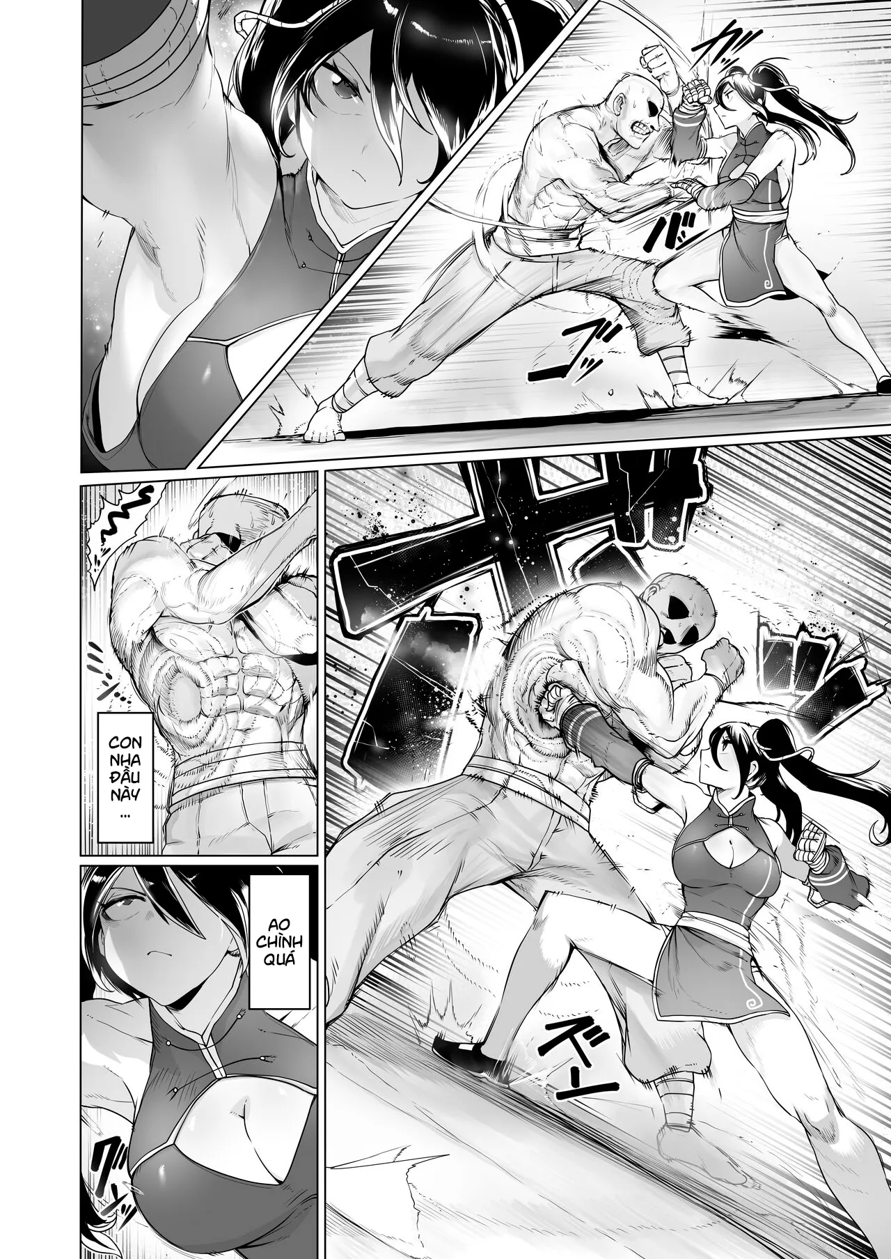 HentaiVN.net - Ảnh 8 - Hấp diêm em võ sĩ [或る武術家の敗北] - Oneshot.