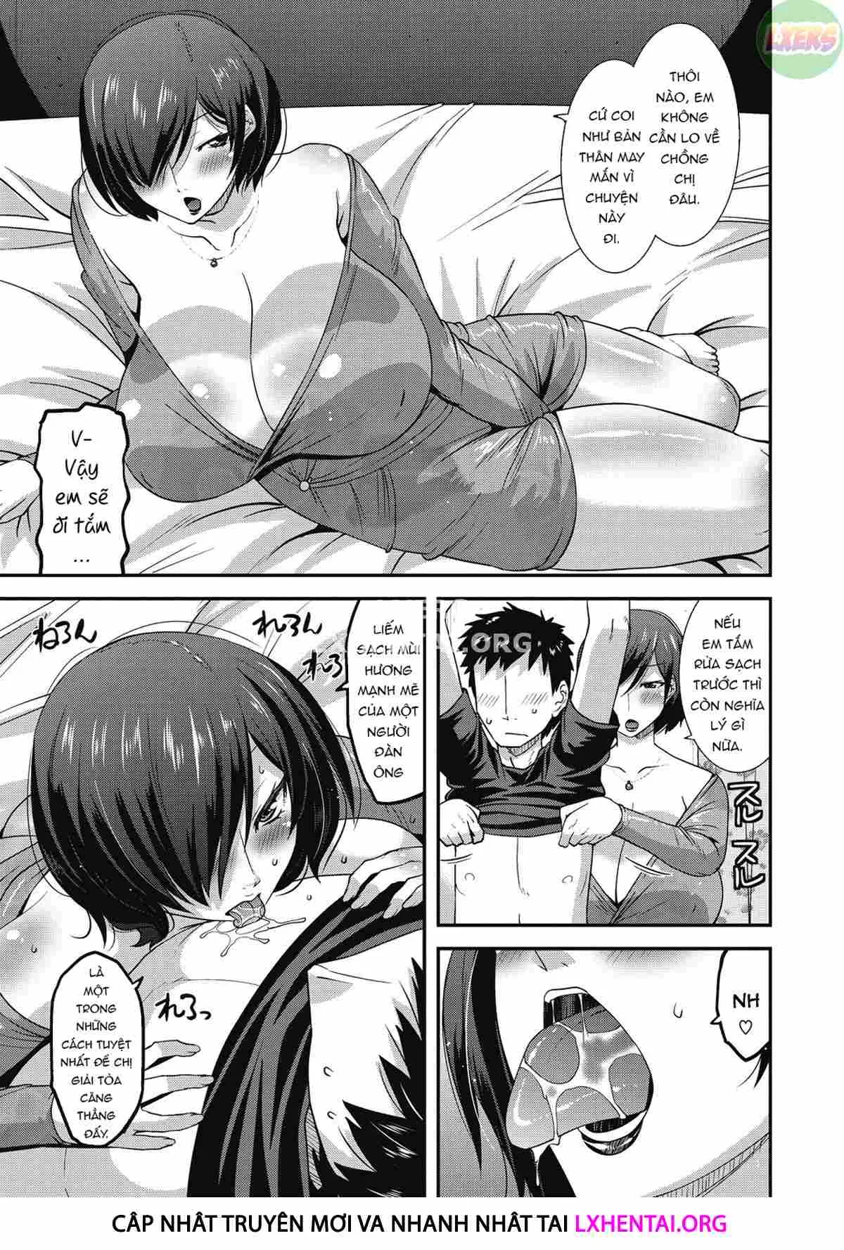 HentaiVN.net - Ảnh 10 - The Slutty Housewife [Chijo Rare Tsuma] - Chap 1