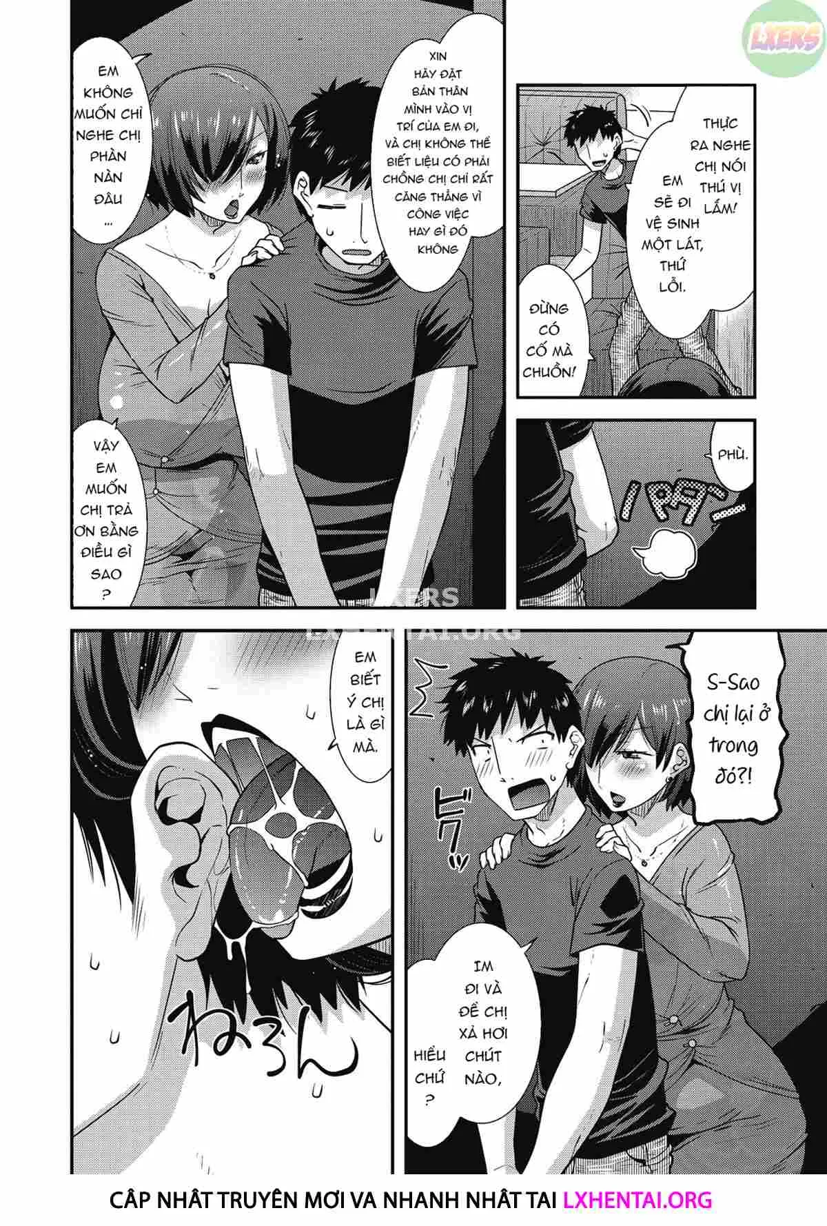 HentaiVN.net - Ảnh 7 - The Slutty Housewife [Chijo Rare Tsuma] - Chap 1