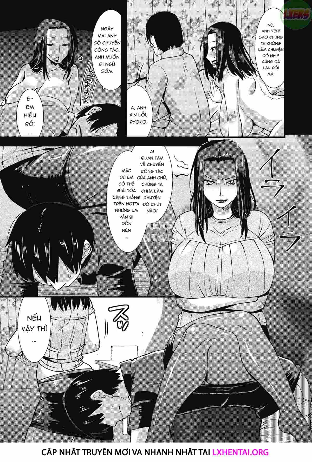 HentaiVN.net - Ảnh 7 - The Slutty Housewife [Chijo Rare Tsuma] - Chap 2