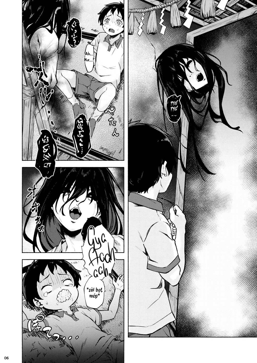HentaiVN.net - Ảnh 9 - Cậu bé và Ma nữ [Irogami, Nữ thần màu sắc] - Oneshot
