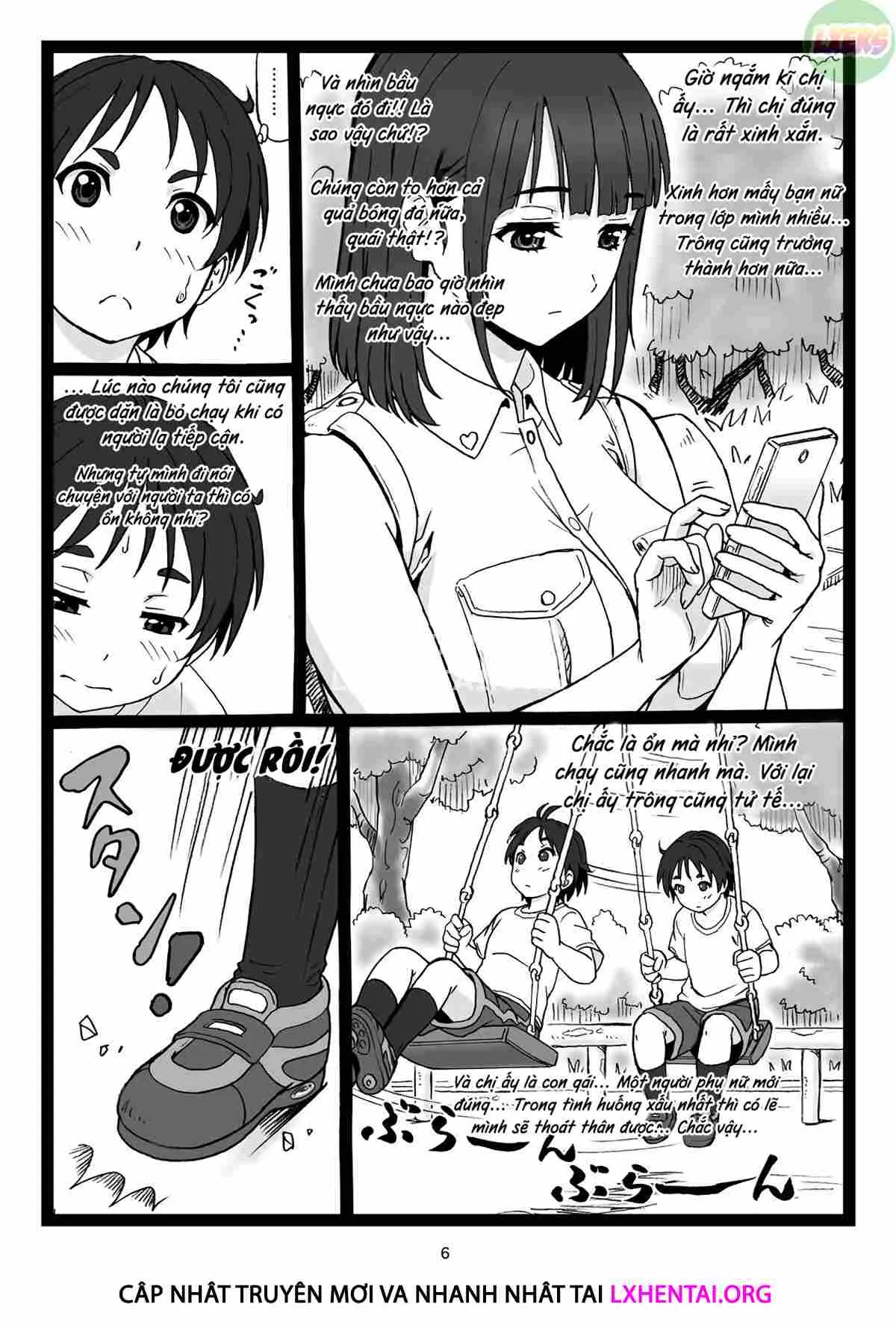 HentaiVN.net - Ảnh 10 - A Pretty Onee-San, That's Sitting On A Bench In The Park...Suddenly Says To Me: [Show Me Your Dick]. [Kouen No Bench Ni Suwatteru Kirei Na Onee-San Ga Boku Ni ...Ochinchin O Misete... To Itte Kuru No De...] - Oneshot