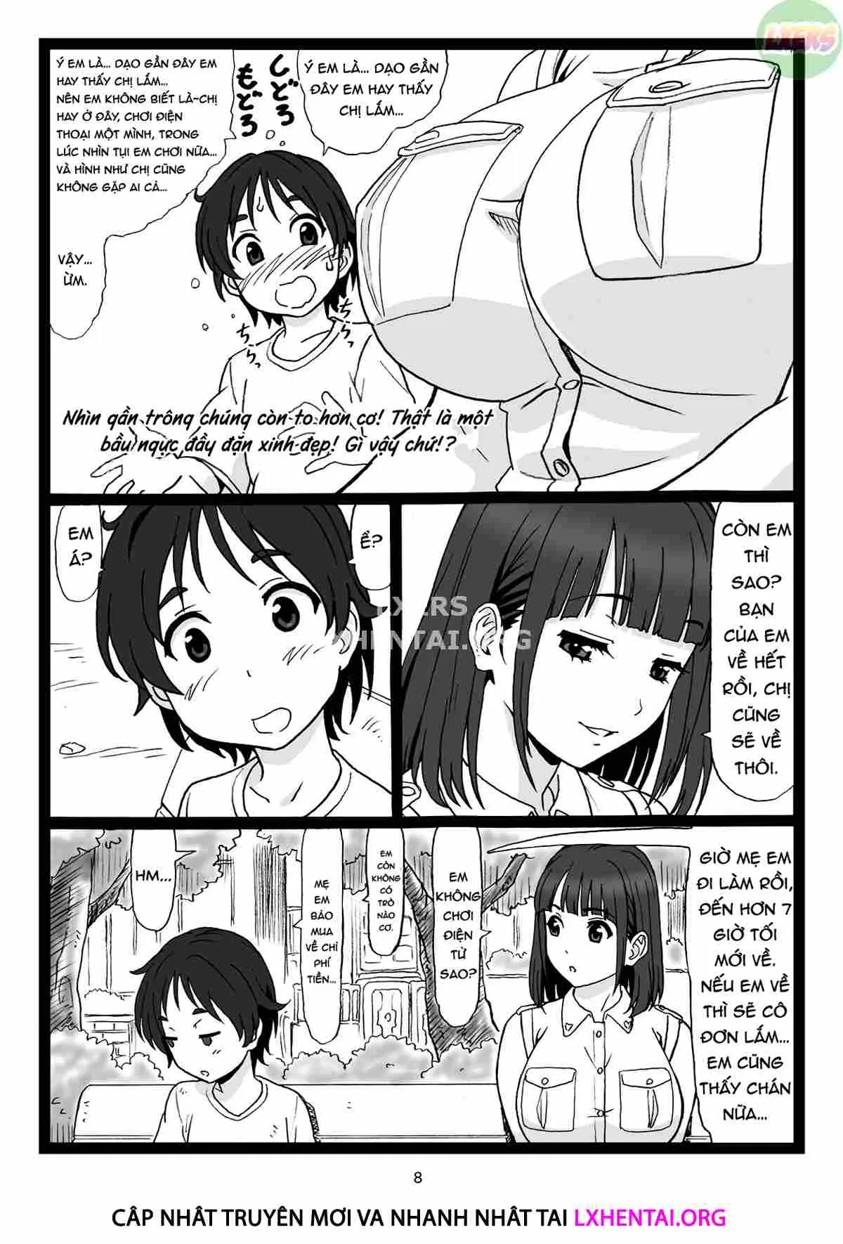 HentaiVN.net - Ảnh 12 - A Pretty Onee-San, That's Sitting On A Bench In The Park...Suddenly Says To Me: [Show Me Your Dick]. [Kouen No Bench Ni Suwatteru Kirei Na Onee-San Ga Boku Ni ...Ochinchin O Misete... To Itte Kuru No De...] - Oneshot