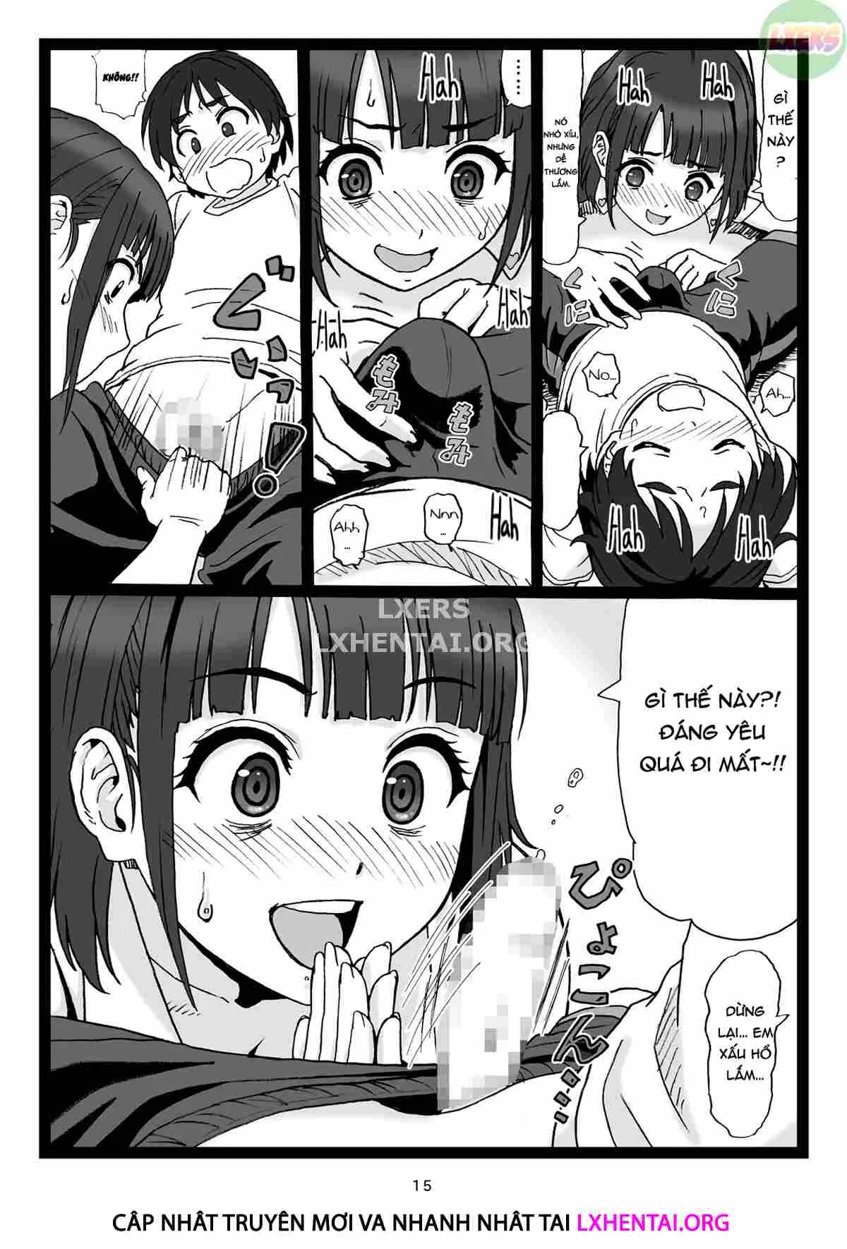 HentaiVN.net - Ảnh 19 - A Pretty Onee-San, That's Sitting On A Bench In The Park...Suddenly Says To Me: [Show Me Your Dick]. [Kouen No Bench Ni Suwatteru Kirei Na Onee-San Ga Boku Ni ...Ochinchin O Misete... To Itte Kuru No De...] - Oneshot